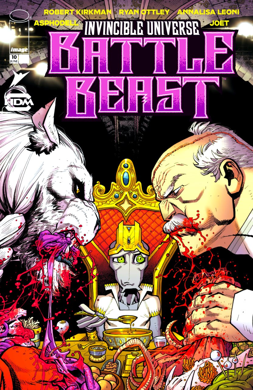 Portada ampliada de INVINCIBLE UNIVERSE BATTLE BEAST