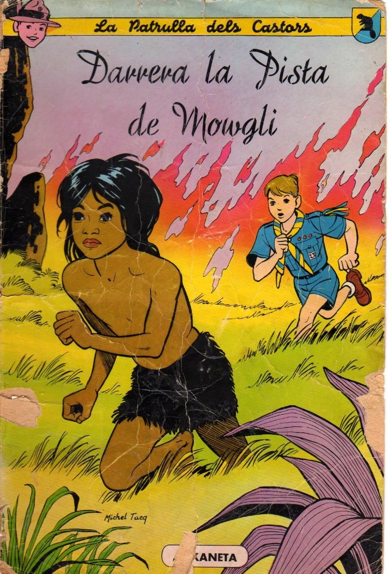 Portada ampliada de Darrera la Pista de Mowgli