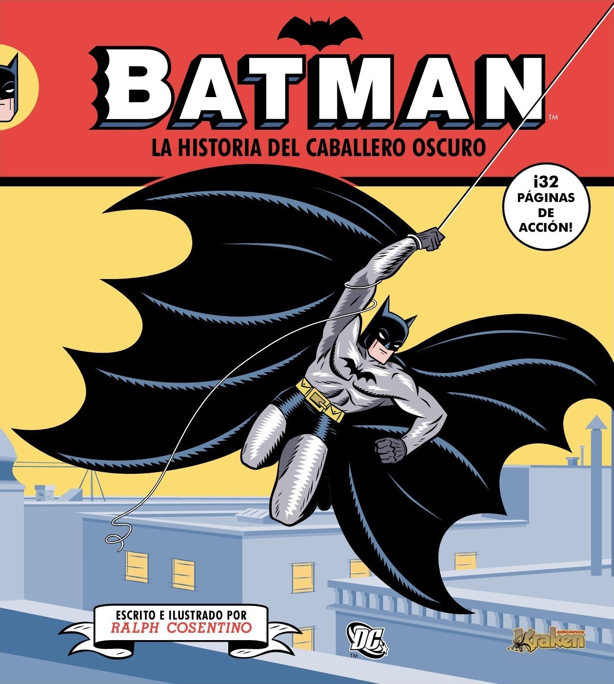 Portada ampliada de Batman: La historia del Caballero Oscuro