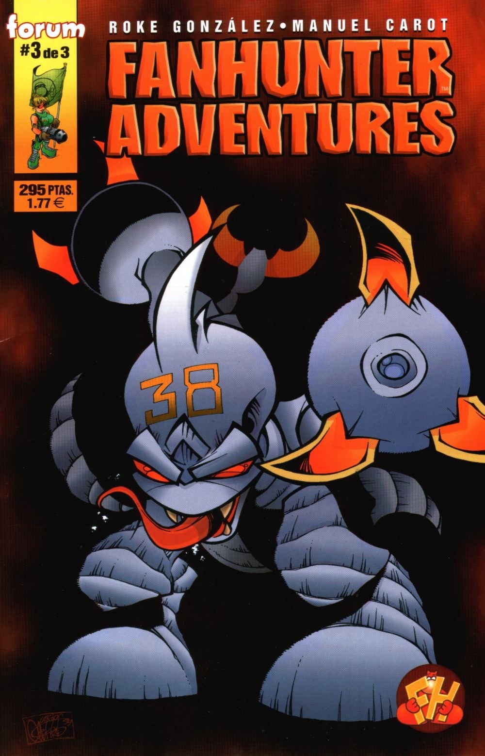 Portada ampliada de FANHUNTER ADVENTURES