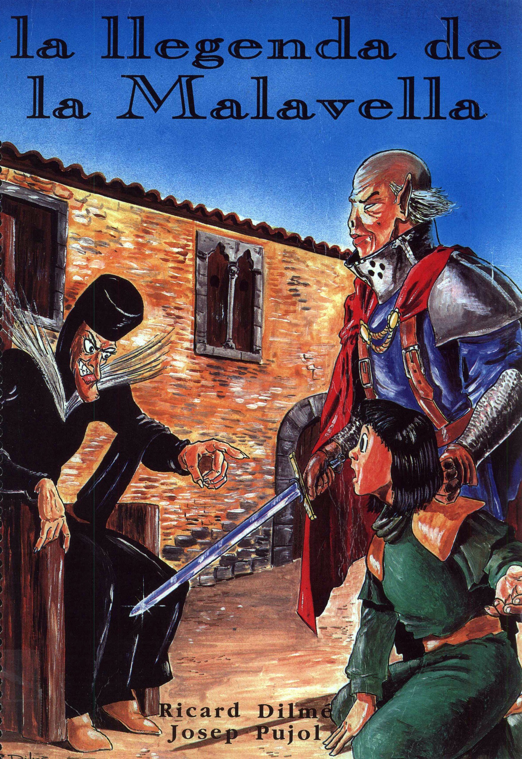 Portada ampliada de la llegenda de la Malavella