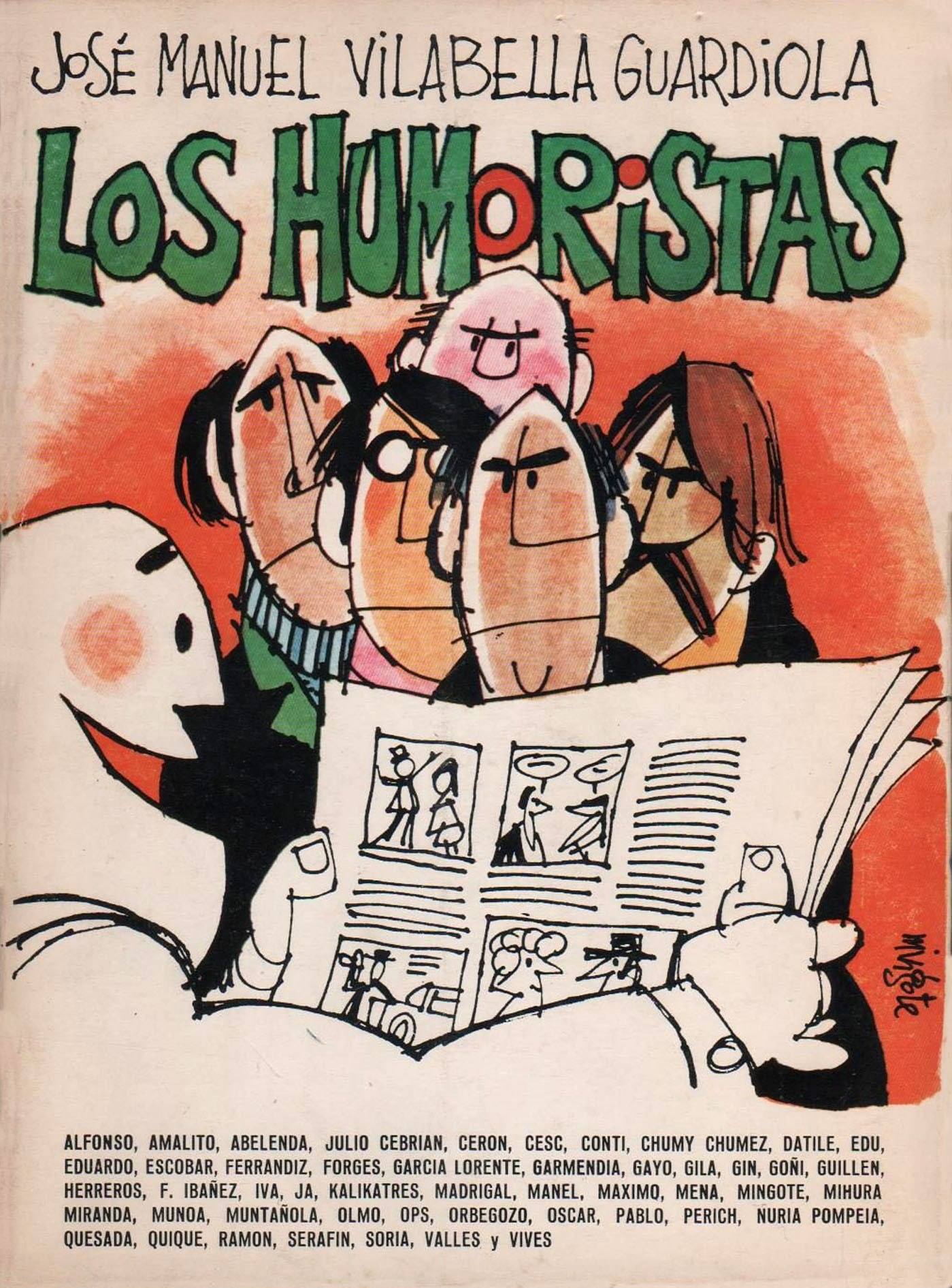 Portada ampliada de Los Humoristas