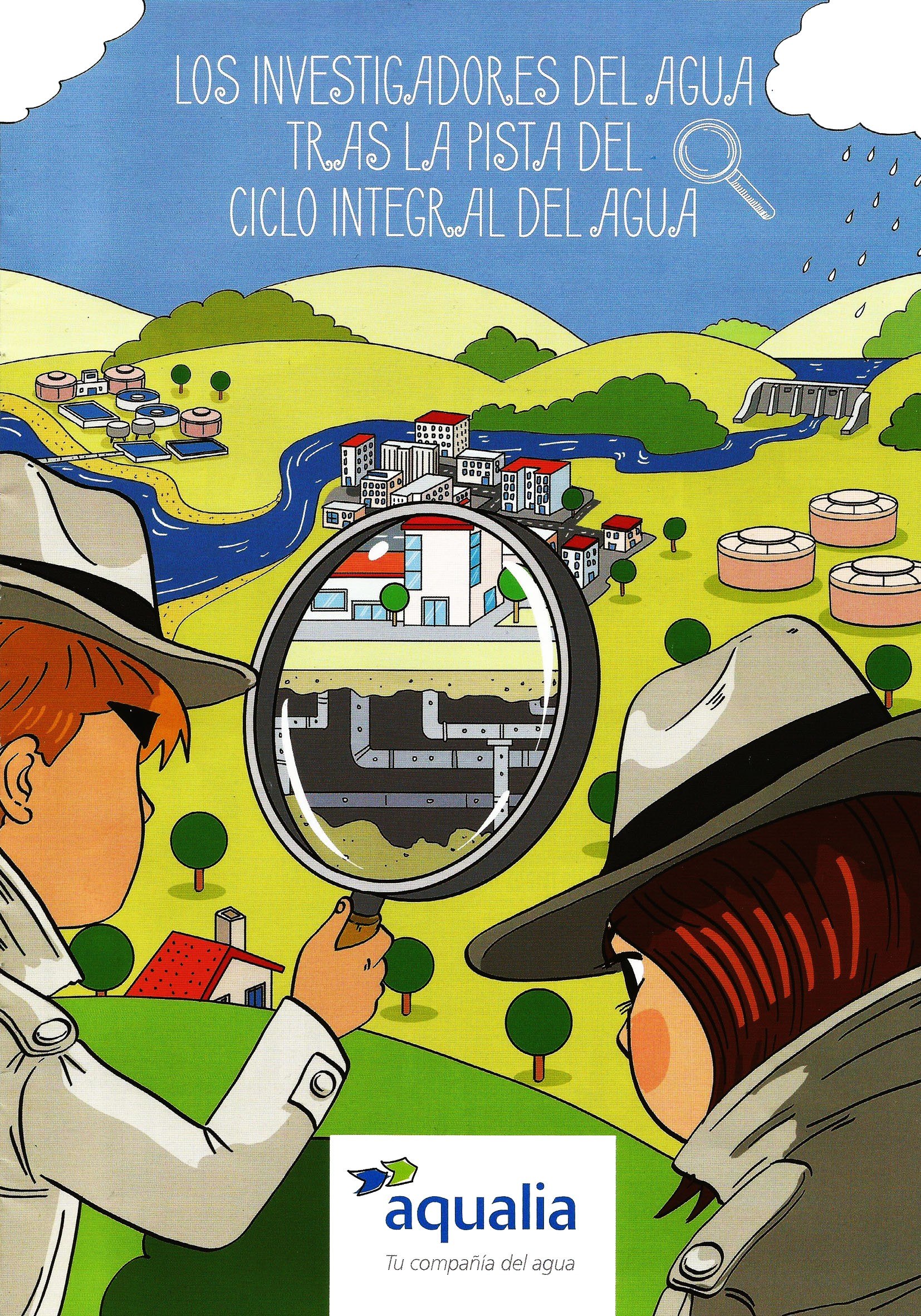 Portada ampliada de Los investigadores del agua. Tras la pista del ciclo integral del agua
