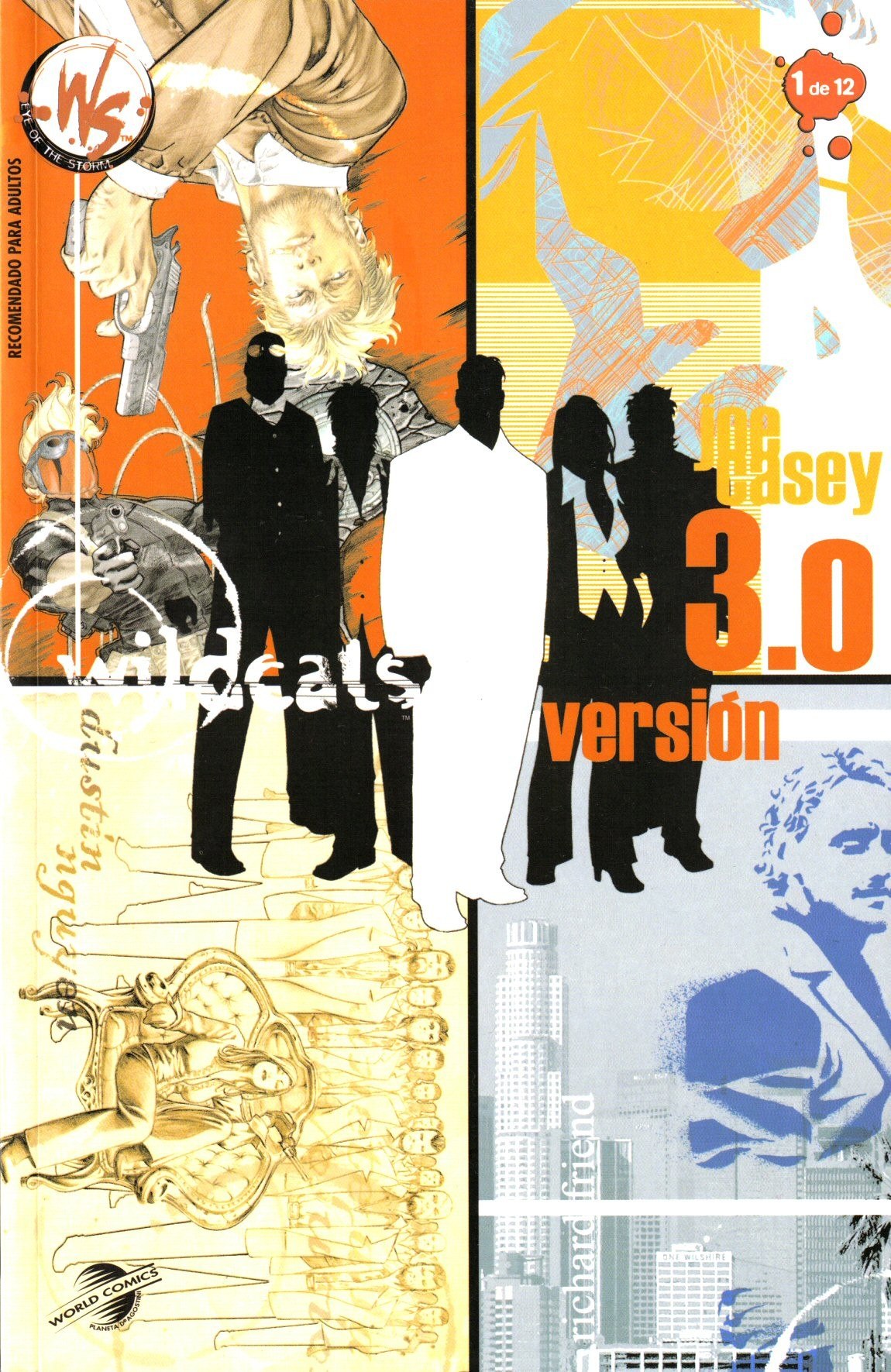 Portada ampliada de Joe Casey 3.0 versión