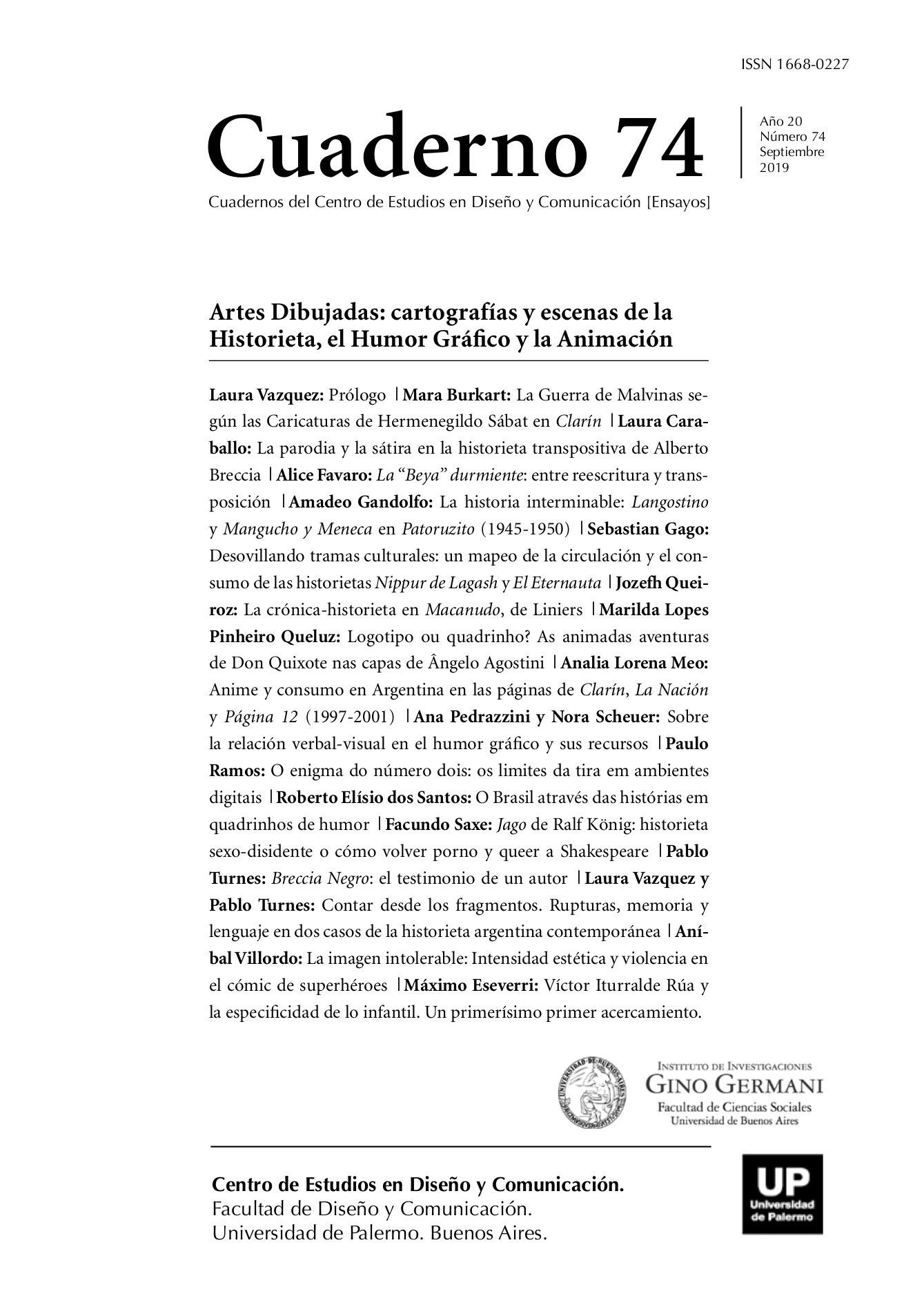 Portada ampliada de Artes Dibujadas: cartografías y escenas de la Historieta, el Humor Gráfico y la Animación