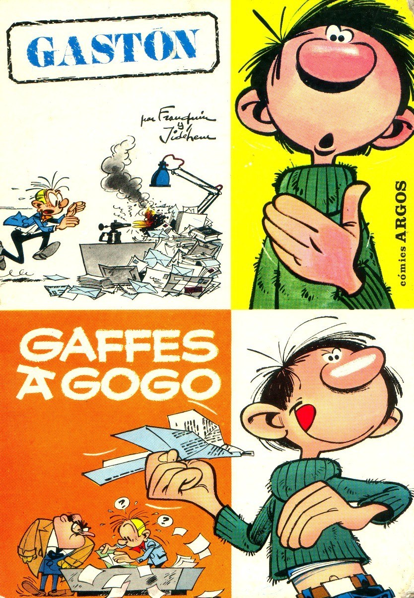 Portada ampliada de Gaffes a gogo