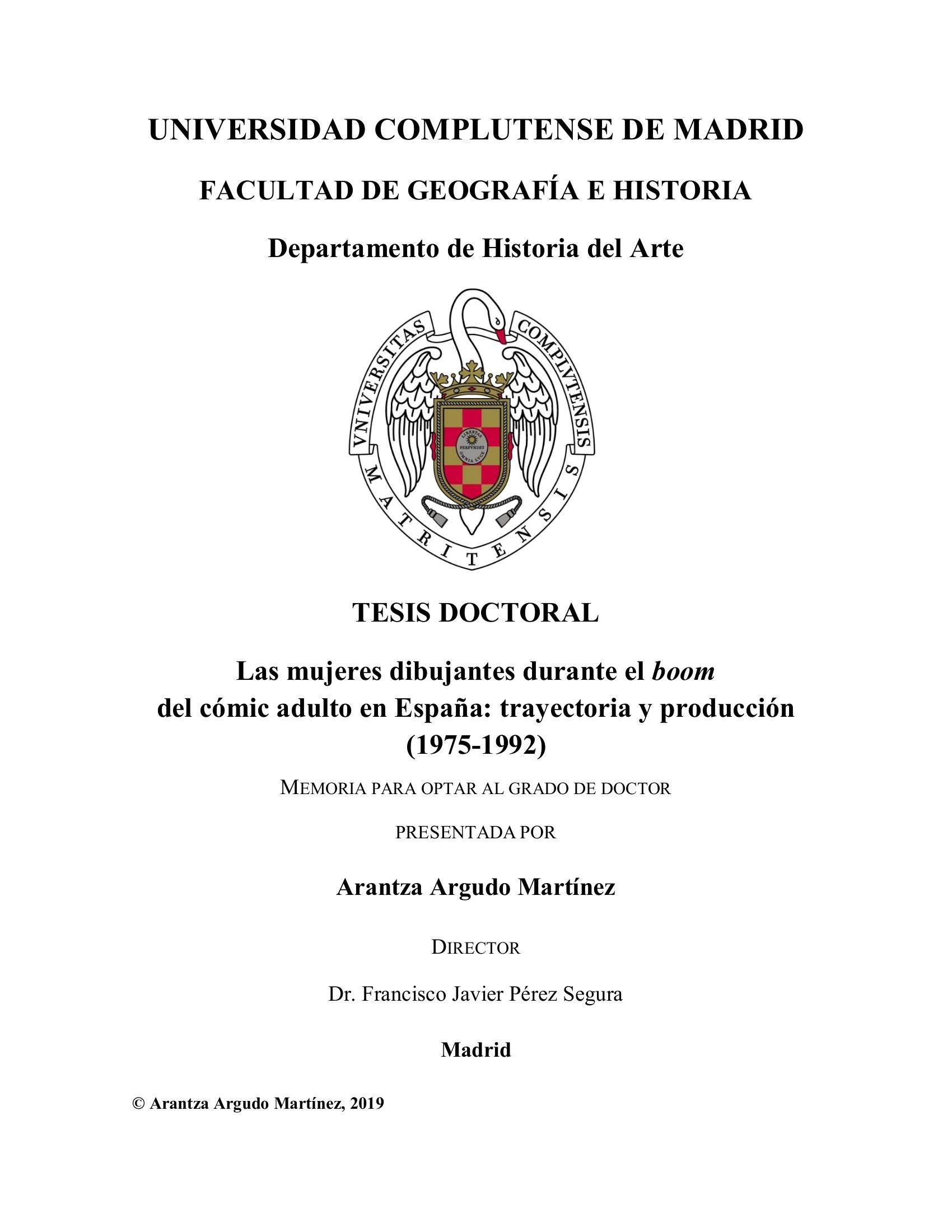 Portada ampliada de Las mujeres dibujantes durante el boom del cómic adulto en España: trayectoria y producción (1975-1992)