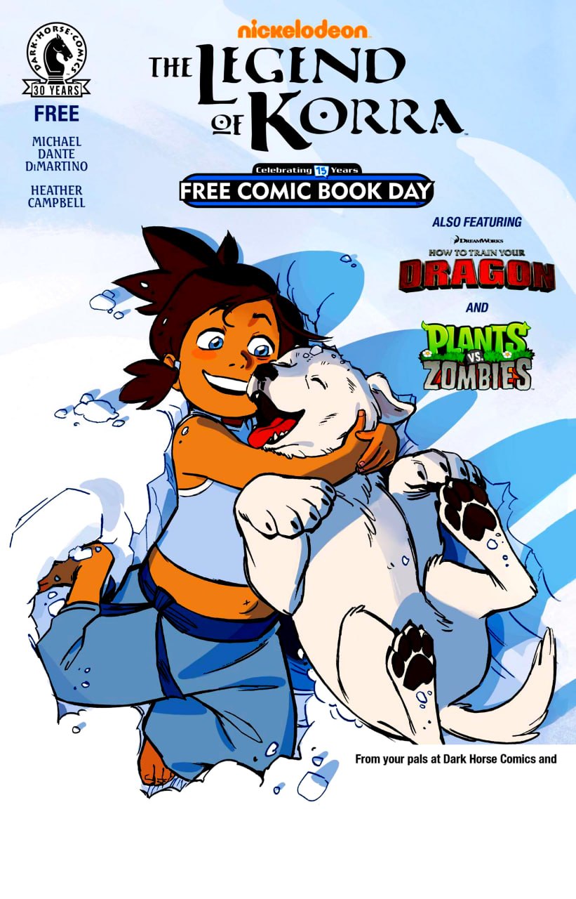 Portada ampliada de The Legend of Korra