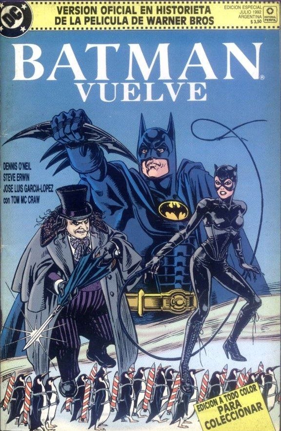 Portada ampliada de BATMAN VUELVE