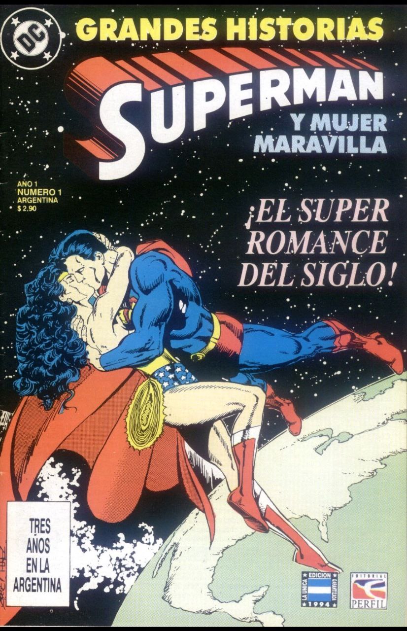 Portada ampliada de SUPERMAN Y MUJER MARAVILLA