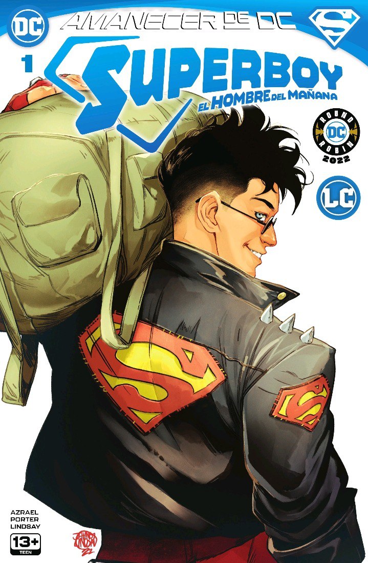 Portada ampliada de SUPERBOY EL HOMBRE DEL MAÑANA