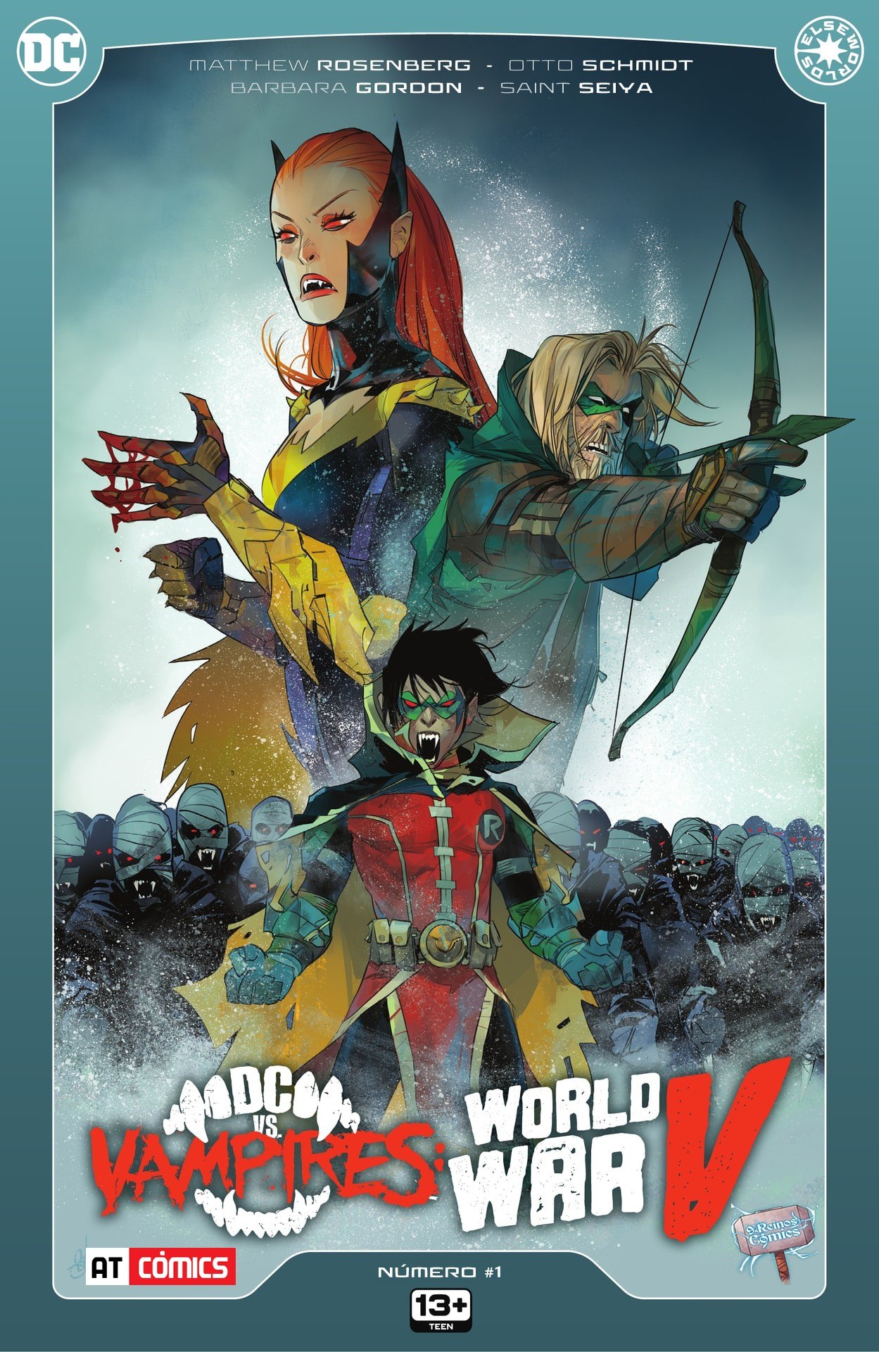 Portada ampliada de DC VAMPIRES WORLD WAR V