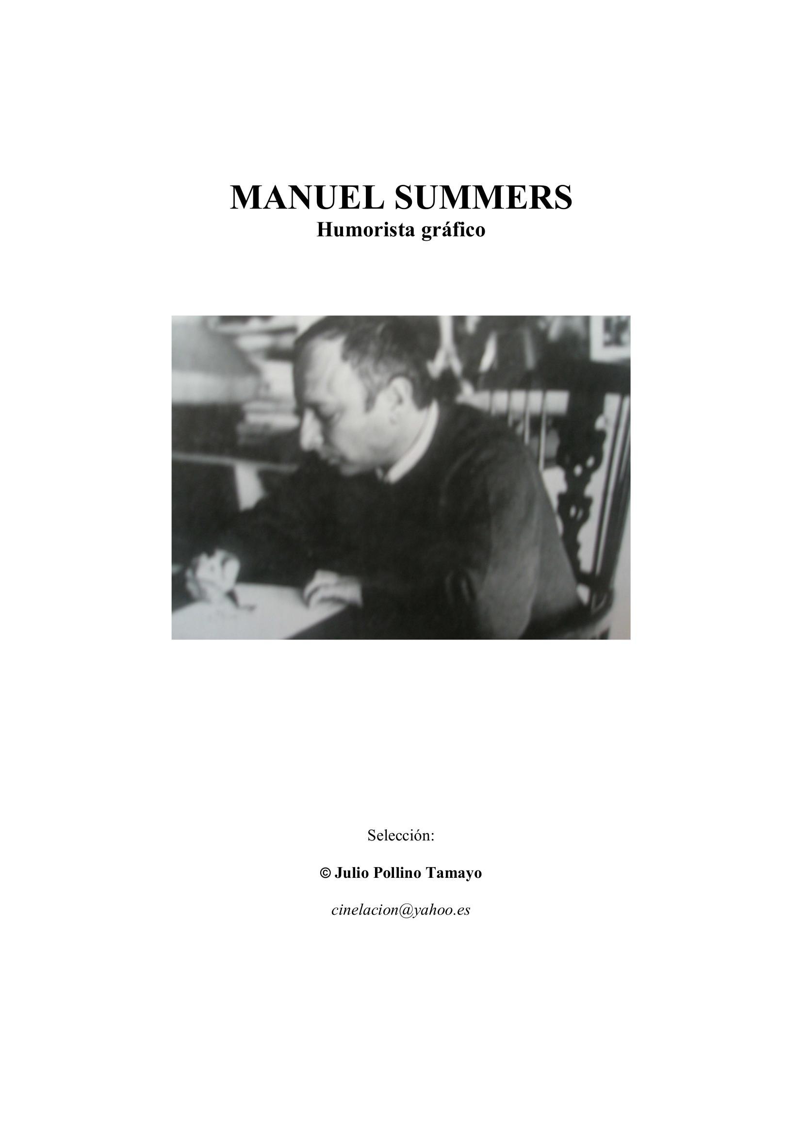 Portada ampliada de manuel summers - humorista grafico