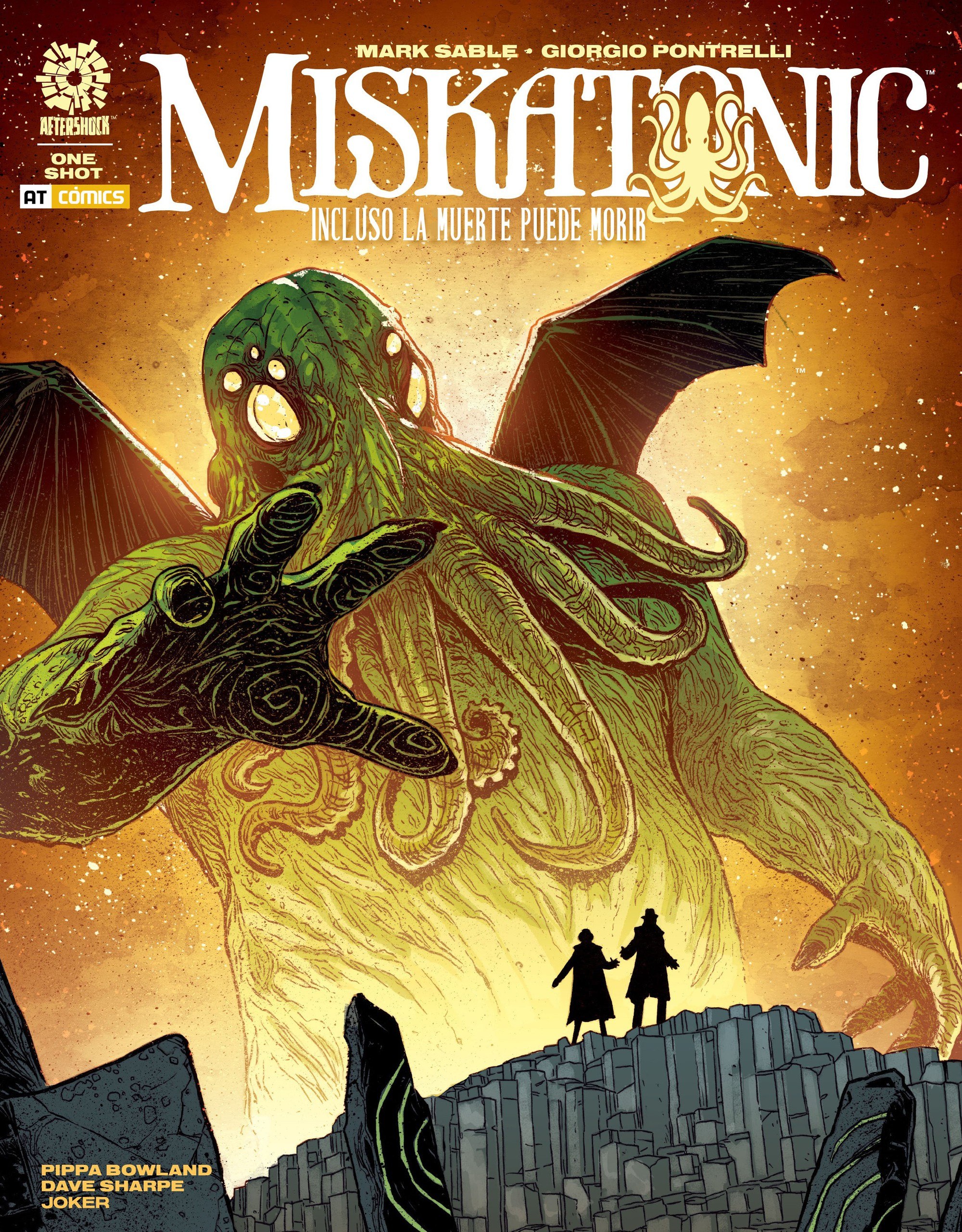 Portada ampliada de Miskatonic - Even Death May Die (one-shot) (2021) (At Comics)