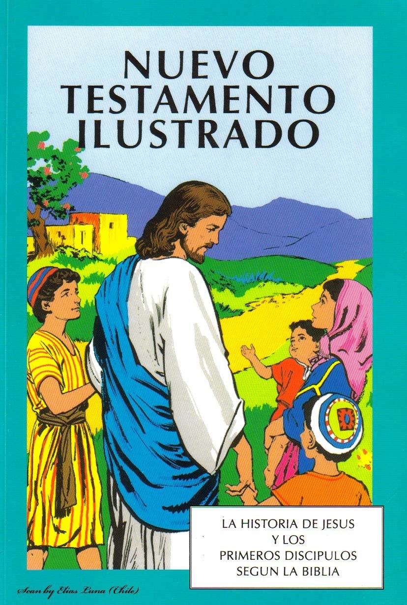 Portada ampliada de Nuevo Testamento Ilustrado.