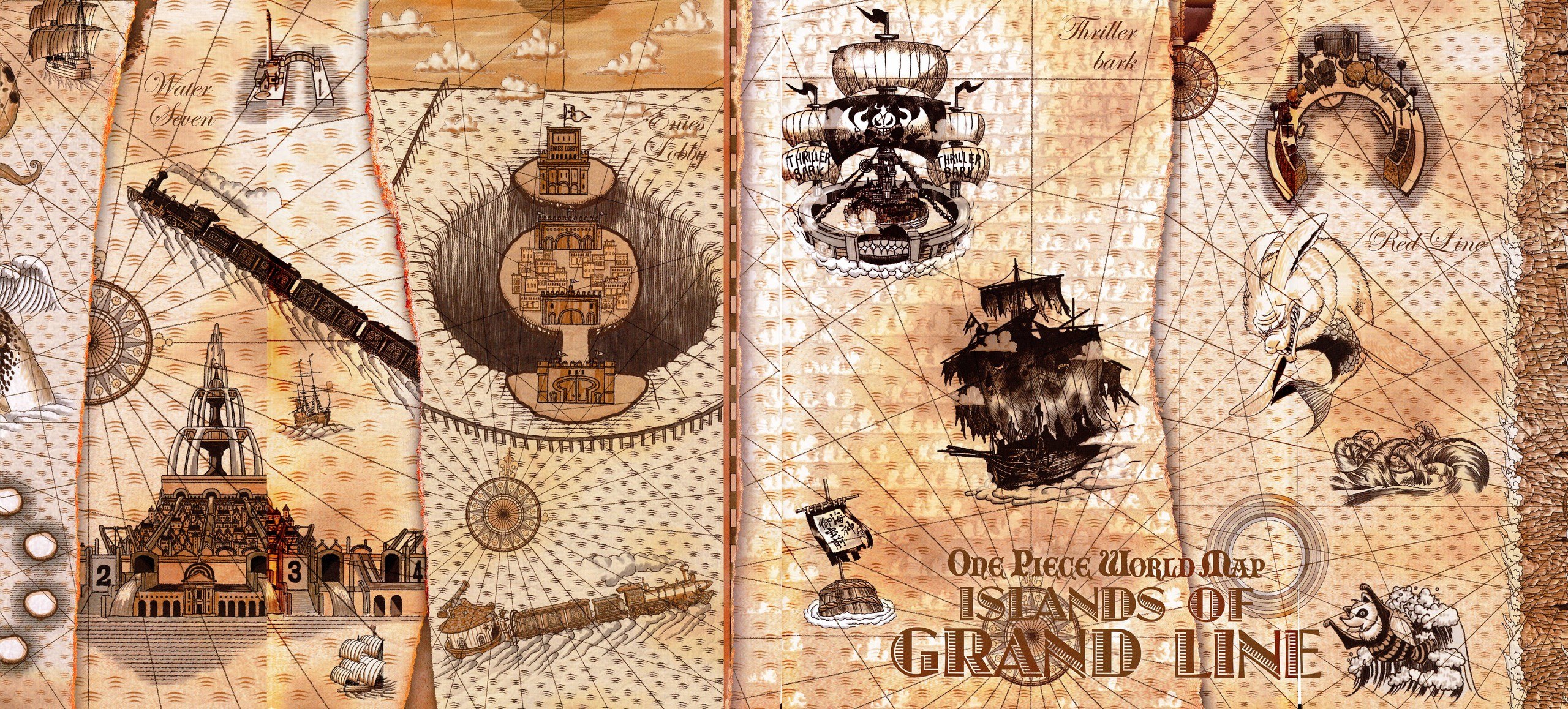 Portada ampliada de ISLANDS OF GRAND LINE