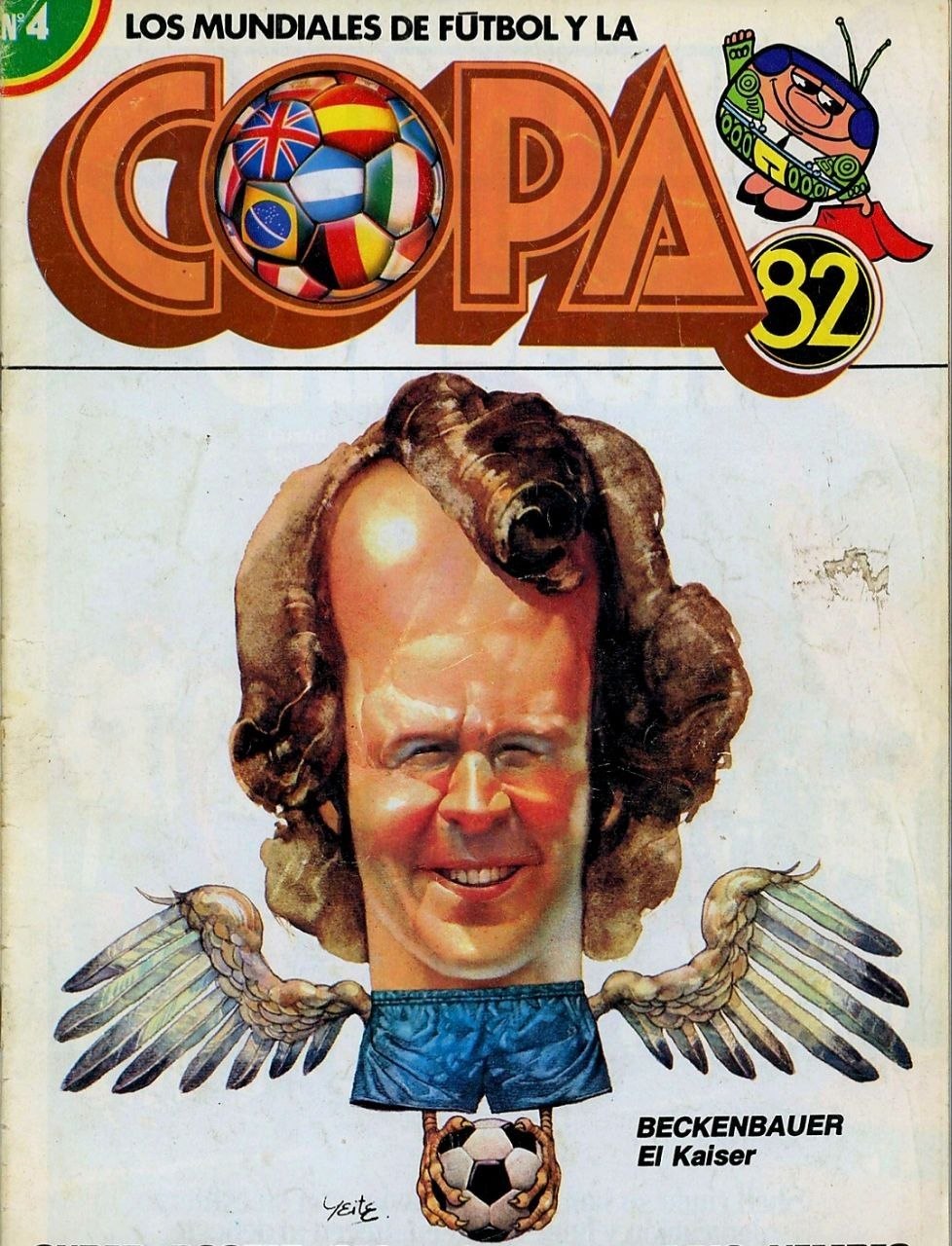Portada ampliada de LOS MUNDIALES DE FÚTBOL 🏆 Y LA C⚽️PA '82 Nº4 #COPA82