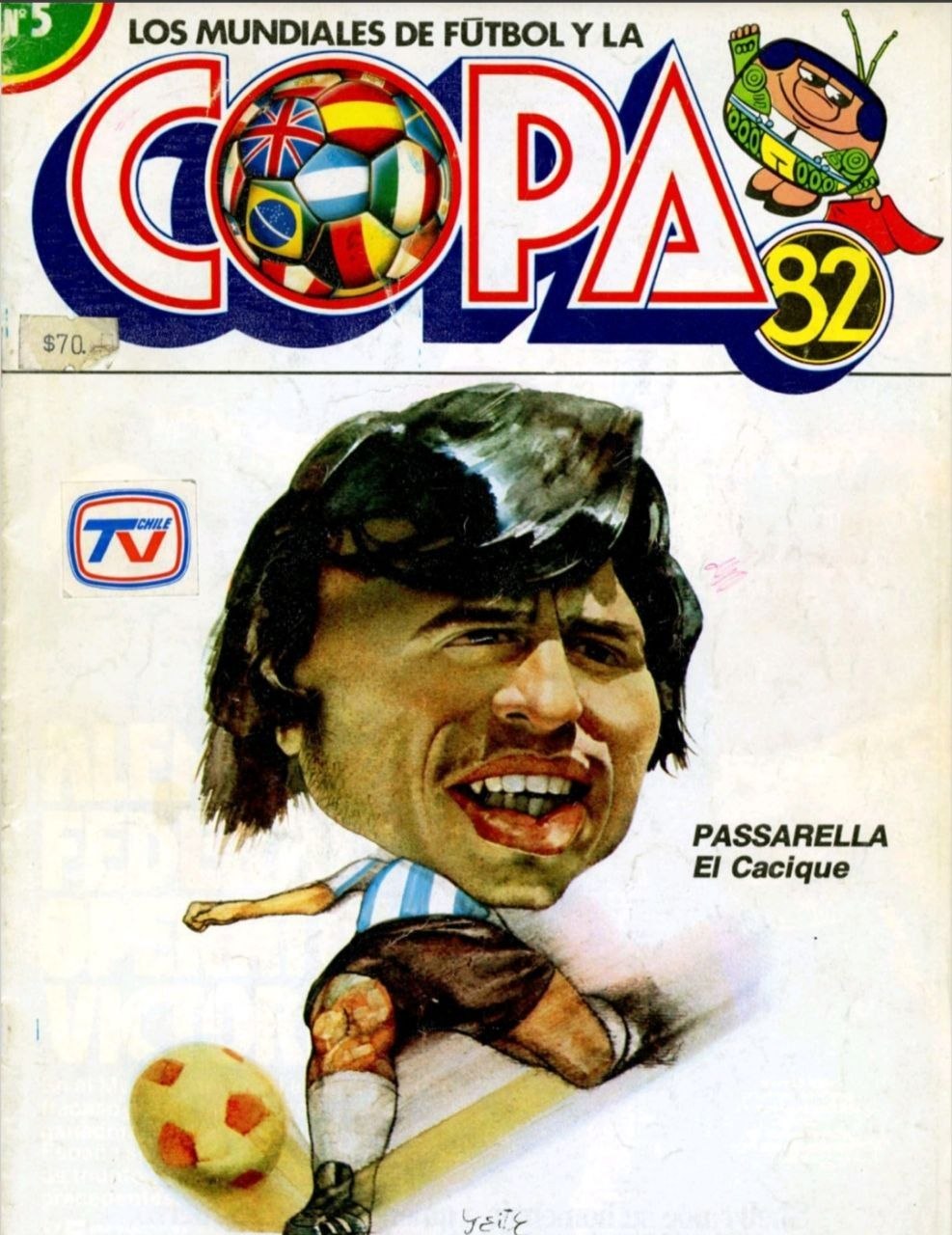 Portada ampliada de LOS MUNDIALES DE FÚTBOL 🏆 Y LA C⚽️PA '82 Nº5 #COPA82