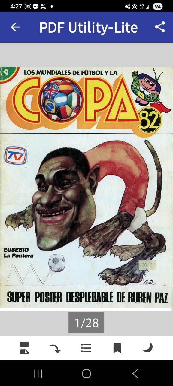 Portada ampliada de Los mundiales de futbol y la copa 82