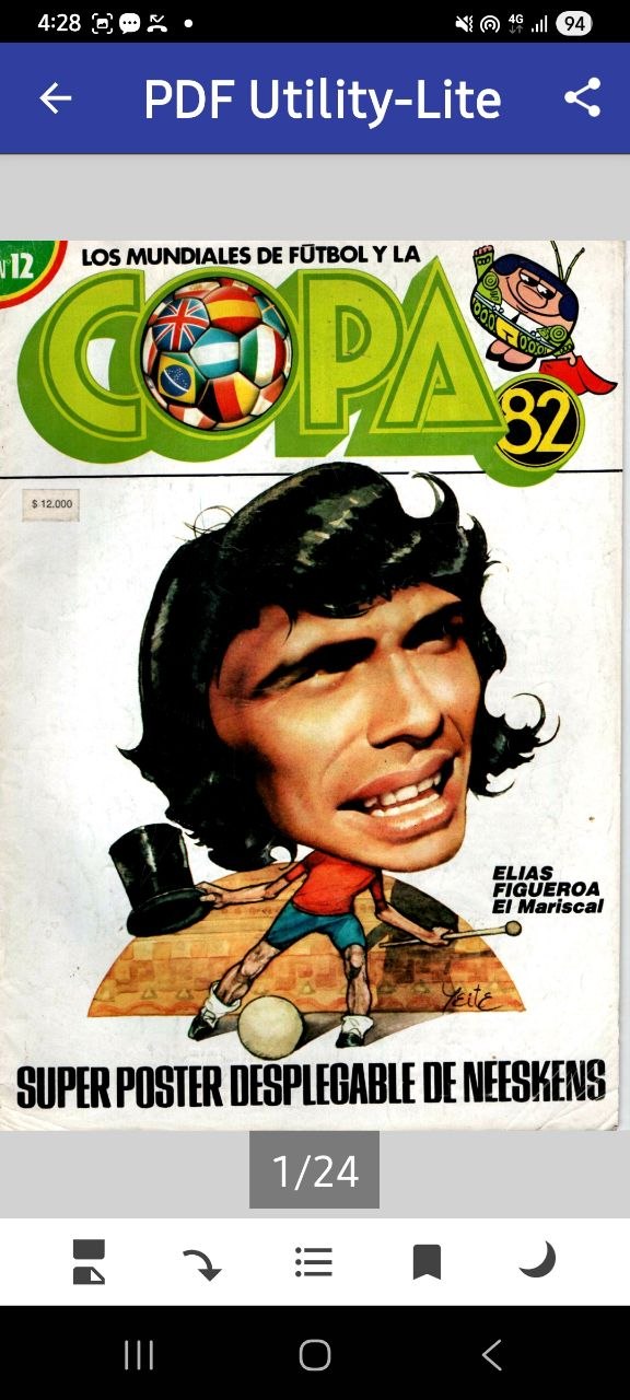 Portada ampliada de Los mundiales de fútbol y la Copa 82