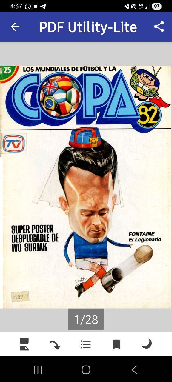 Portada ampliada de Los mundiales de fútbol y la Copa 82