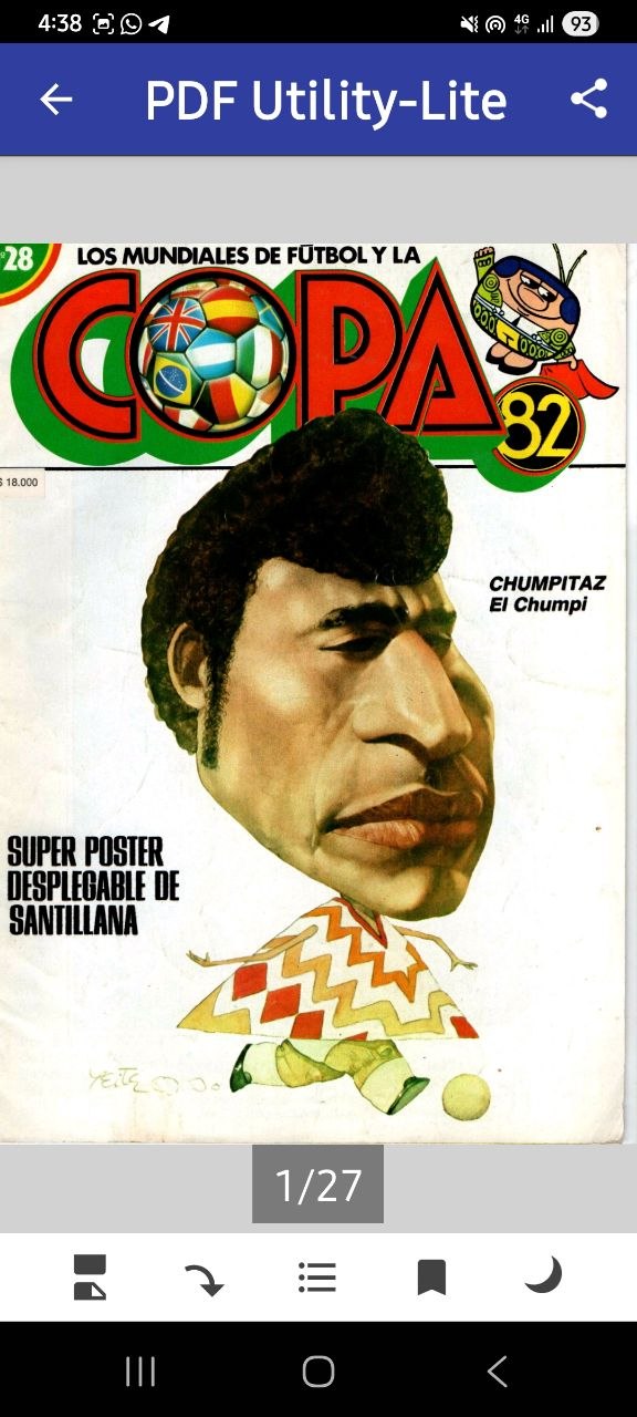 Portada ampliada de Los mundiales de futbol y la copa 82