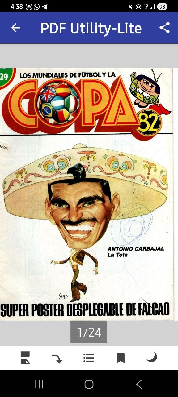 Portada ampliada de Los mundiales de futbol y la copa 82