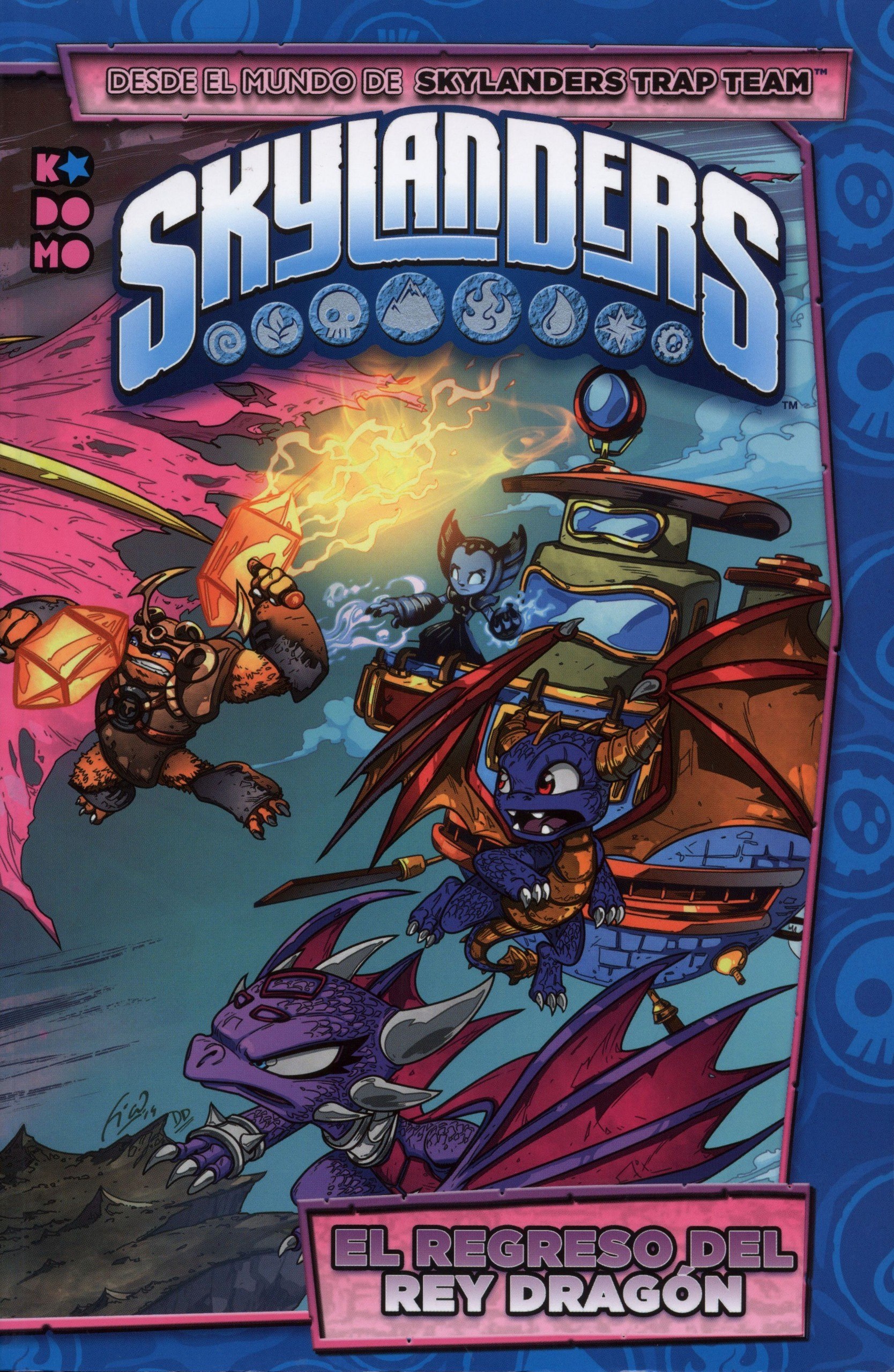 Portada ampliada de El regreso del rey dragón
