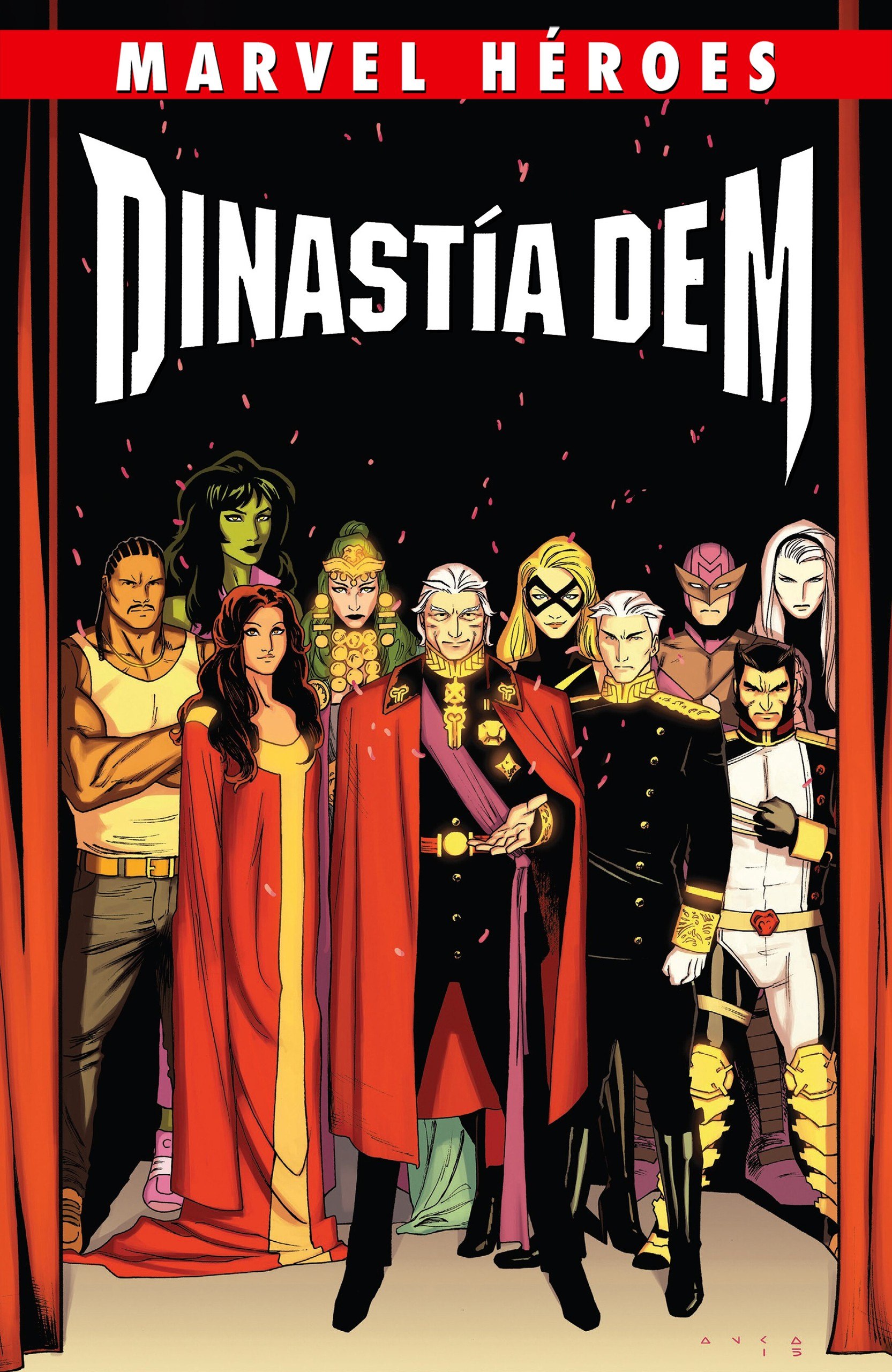 Portada ampliada de Dinastía de M