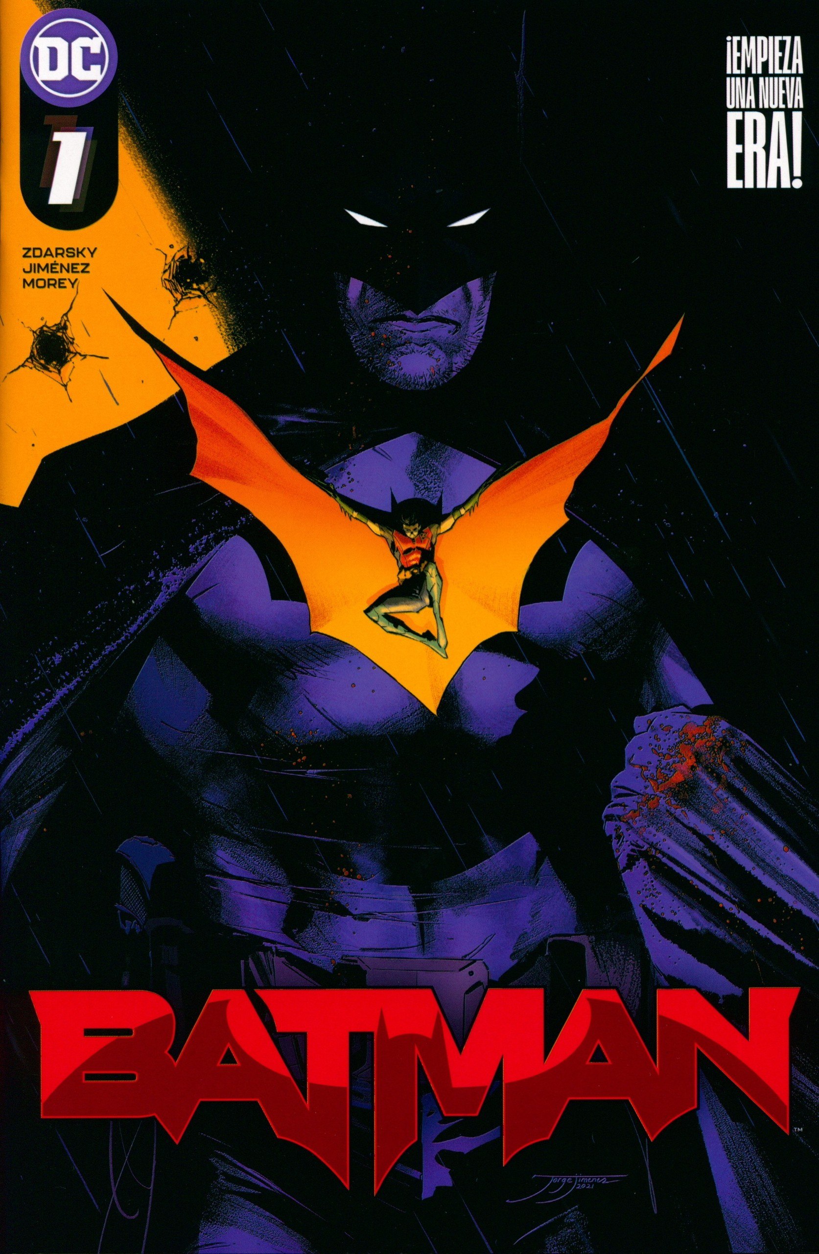 Portada ampliada de BATMAN