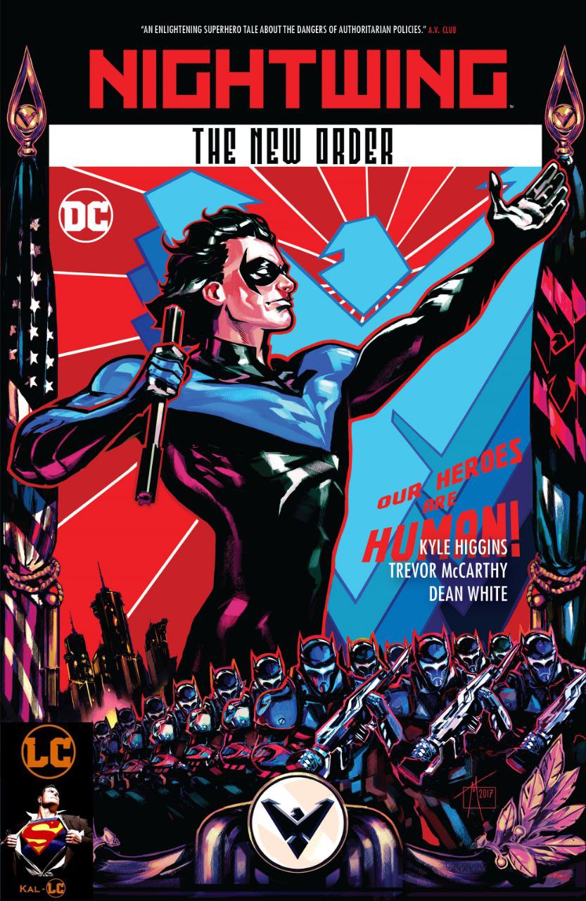 Portada ampliada de NIGHTWING THE NEW ORDER