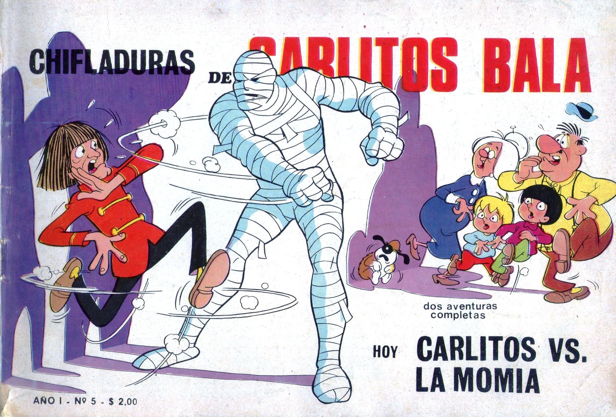 Portada ampliada de CHIFLADURAS DE CARLITOS BALA