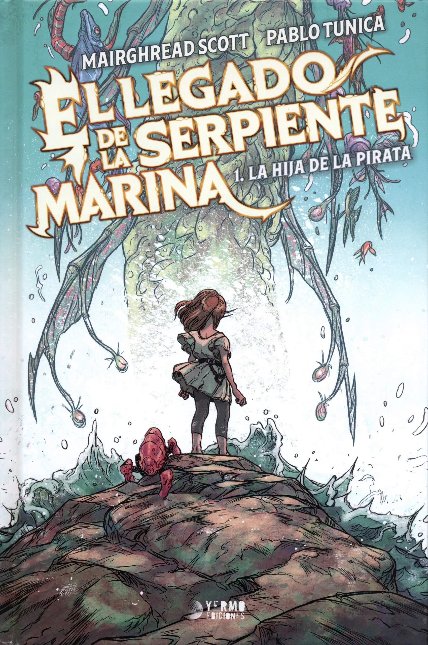 Portada ampliada de El legado de la serpiente marina. 1. La hija de la pirata