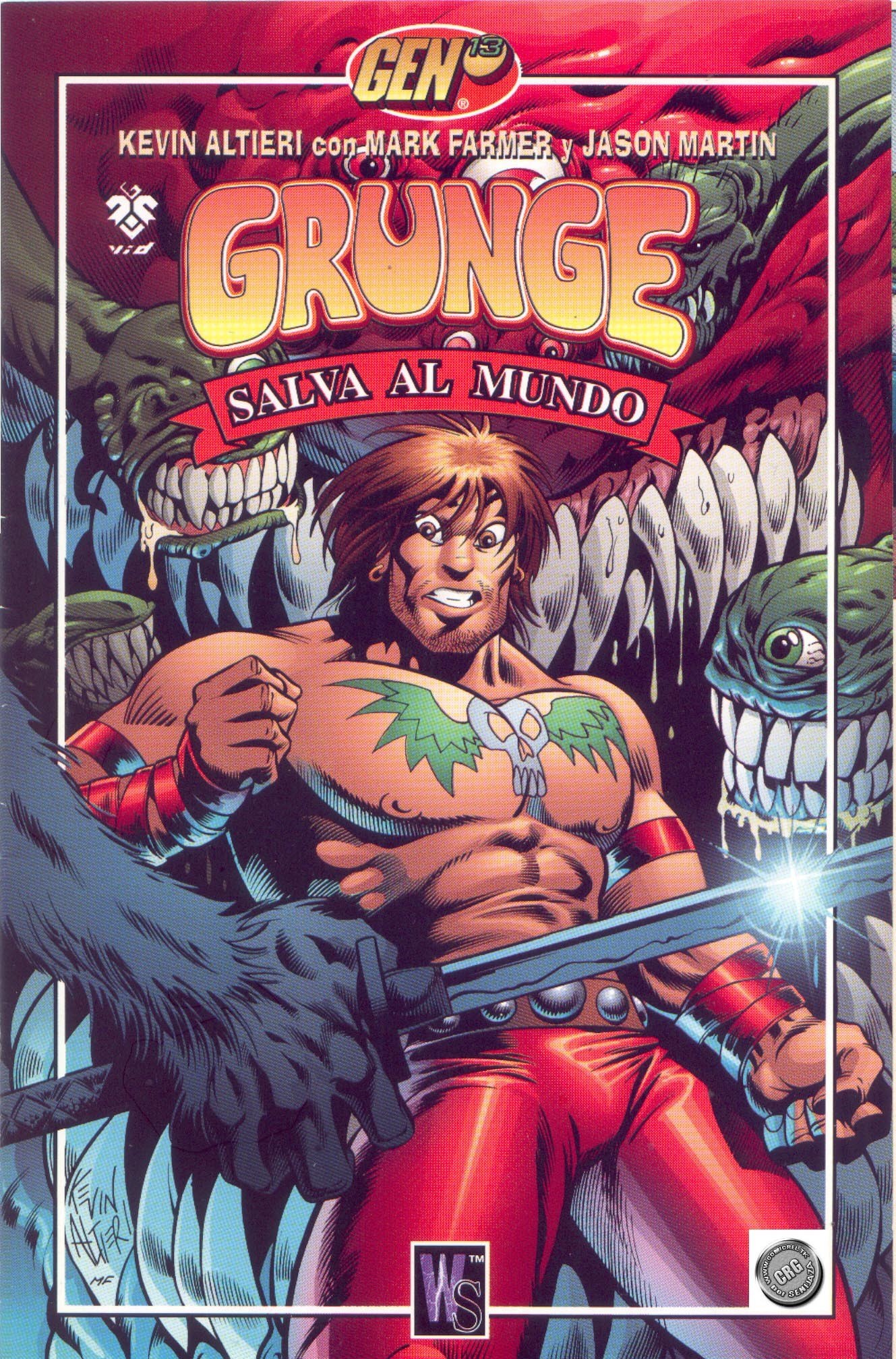 Portada ampliada de GRUNGE SALVA AL MUNDO
