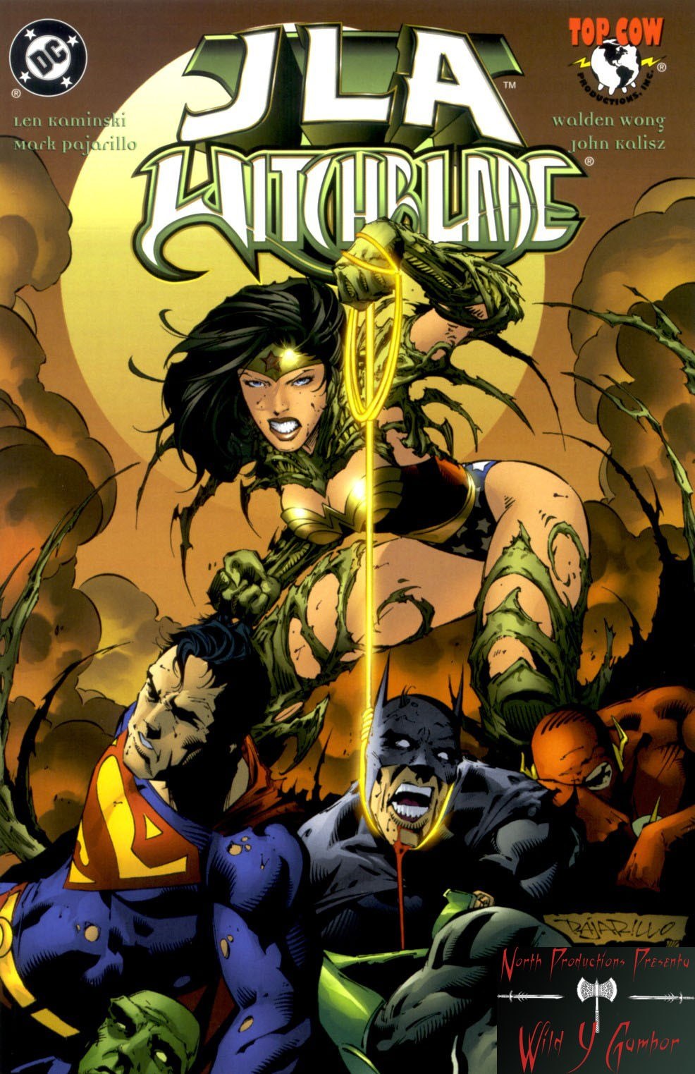 Portada ampliada de JLA HATCHET BLADE