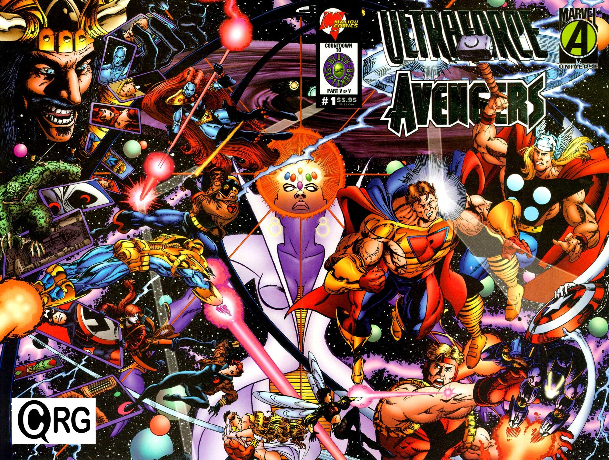 Portada ampliada de Ultimate Avengers