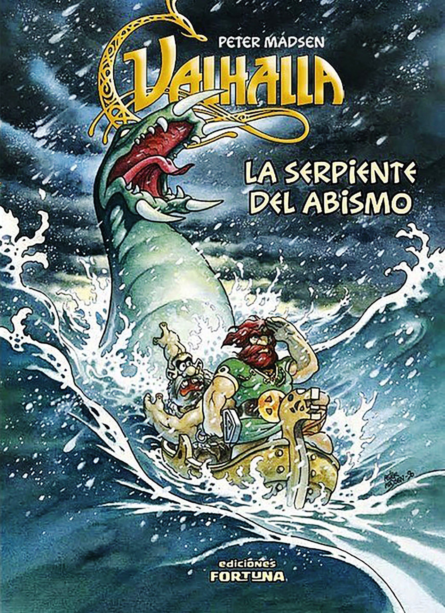 Portada ampliada de VALHALLA LA SERPIENTE DEL ABISMO
