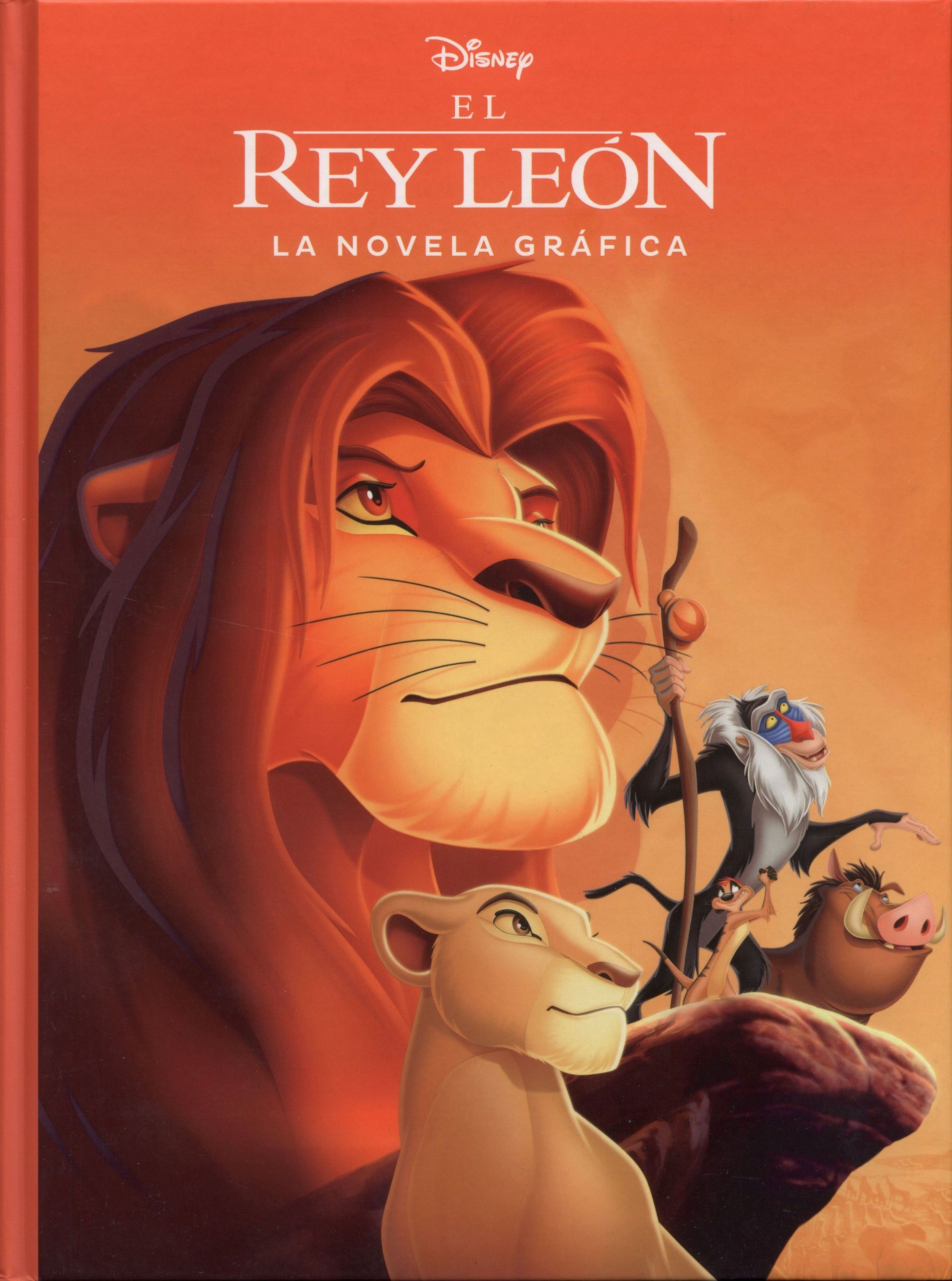 Portada ampliada de El Rey León La Novela Gráfica