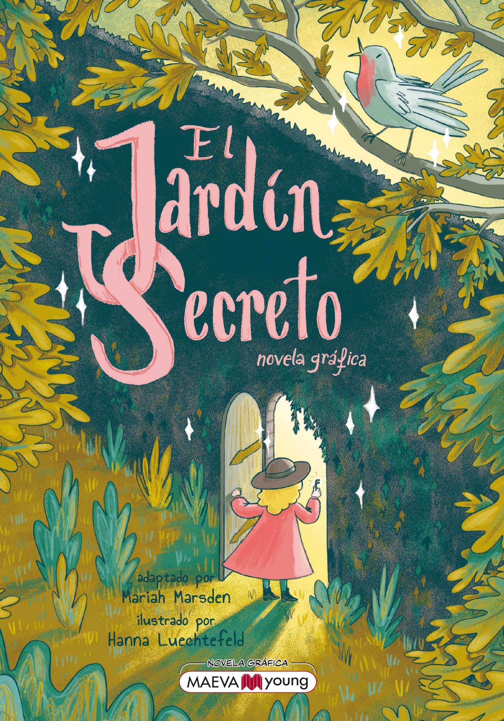Portada ampliada de El Jardín Secreto