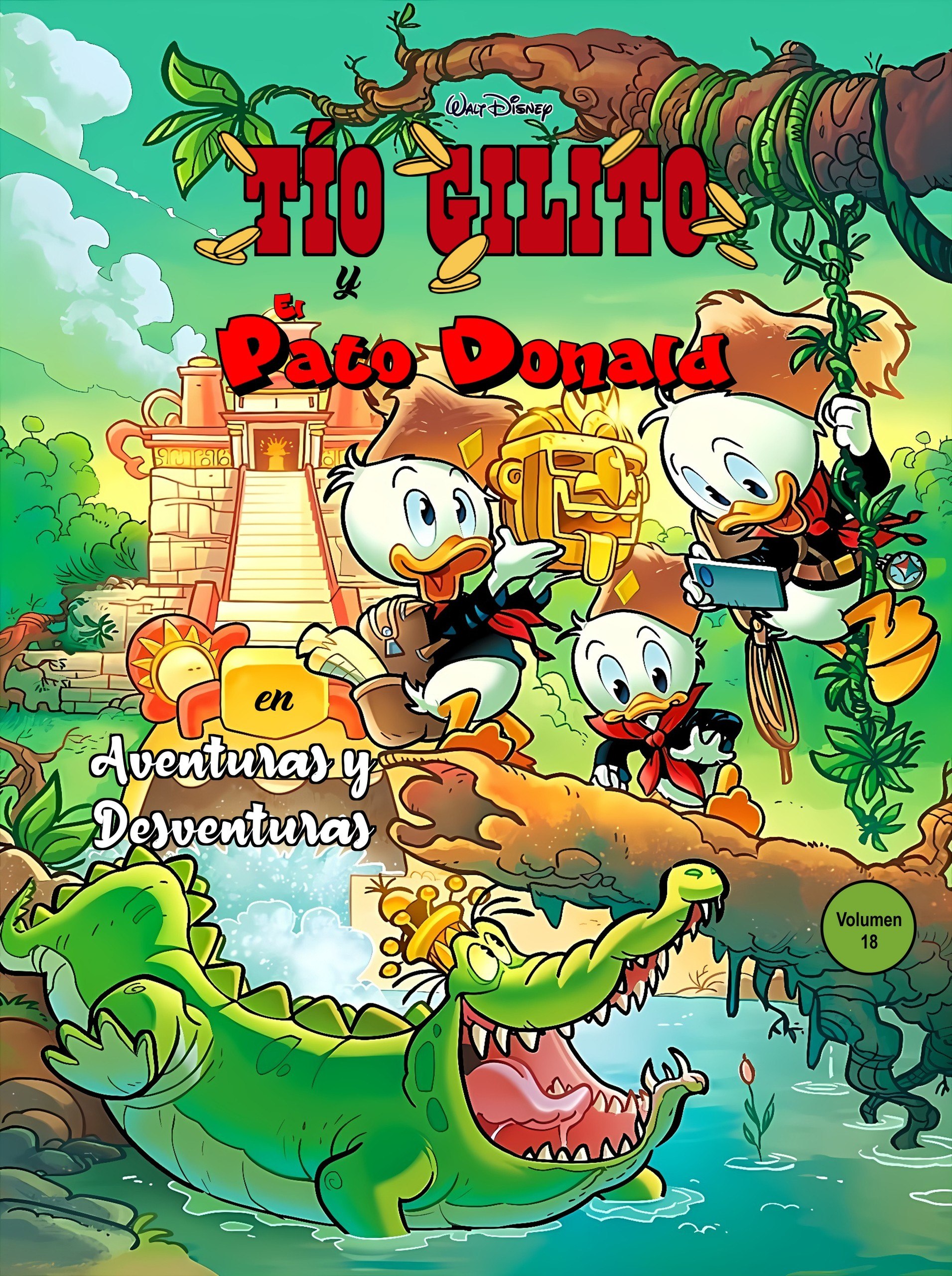 Portada ampliada de Aventuras y Desventuras