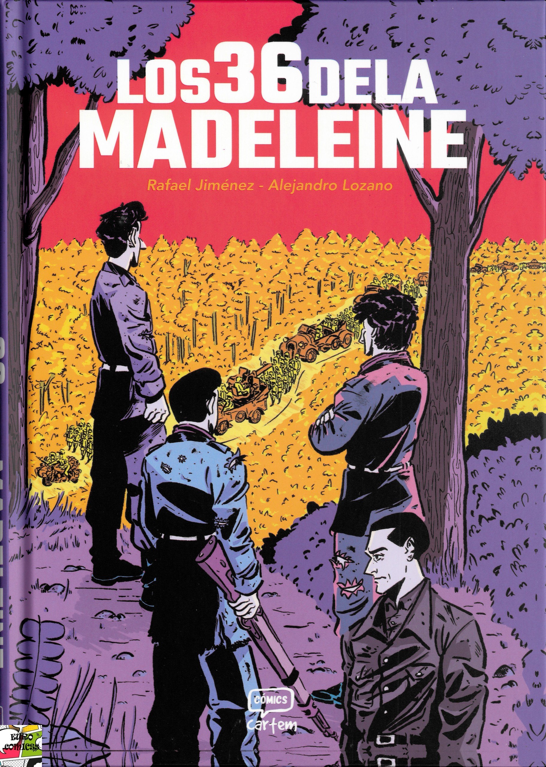 Portada ampliada de Los 36 de la Madeleine