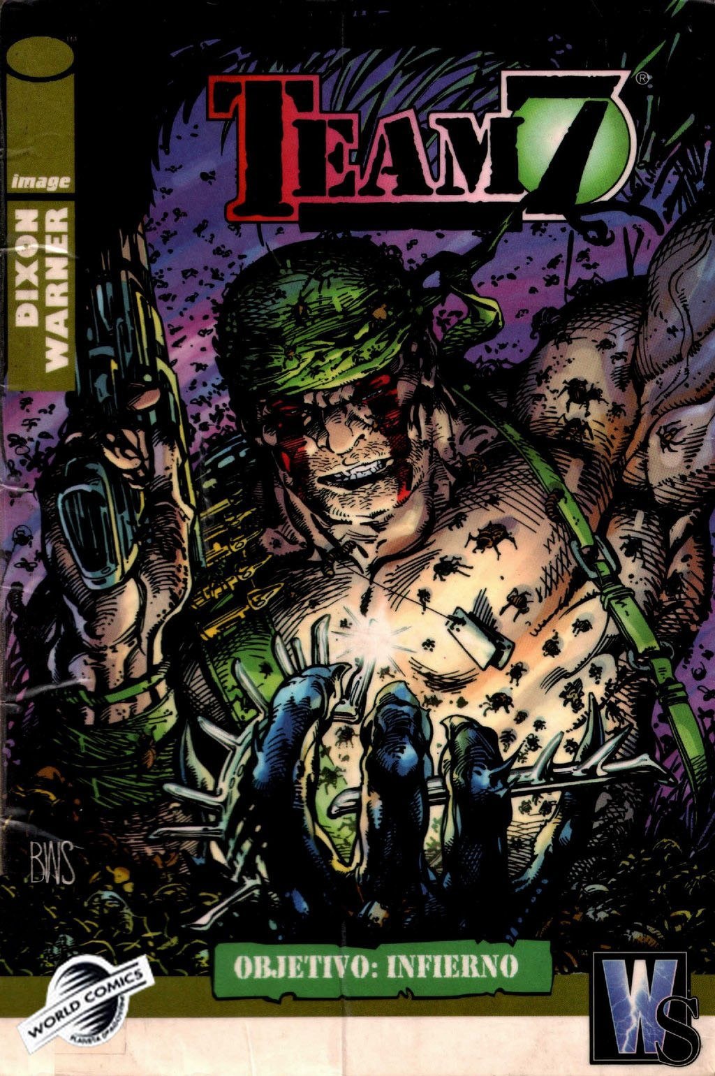 Portada ampliada de Team 7 Objetivo: Infierno