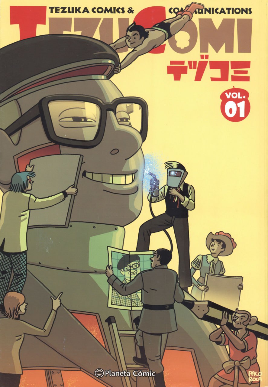 Portada ampliada de Tezuka Comi