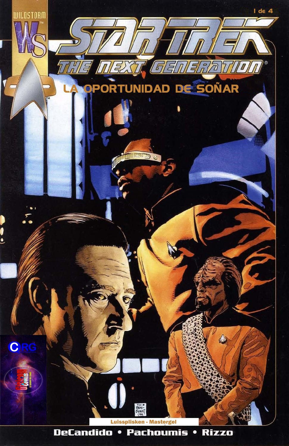 Portada ampliada de Star Trek The Next Generation La oportunidad de sonar