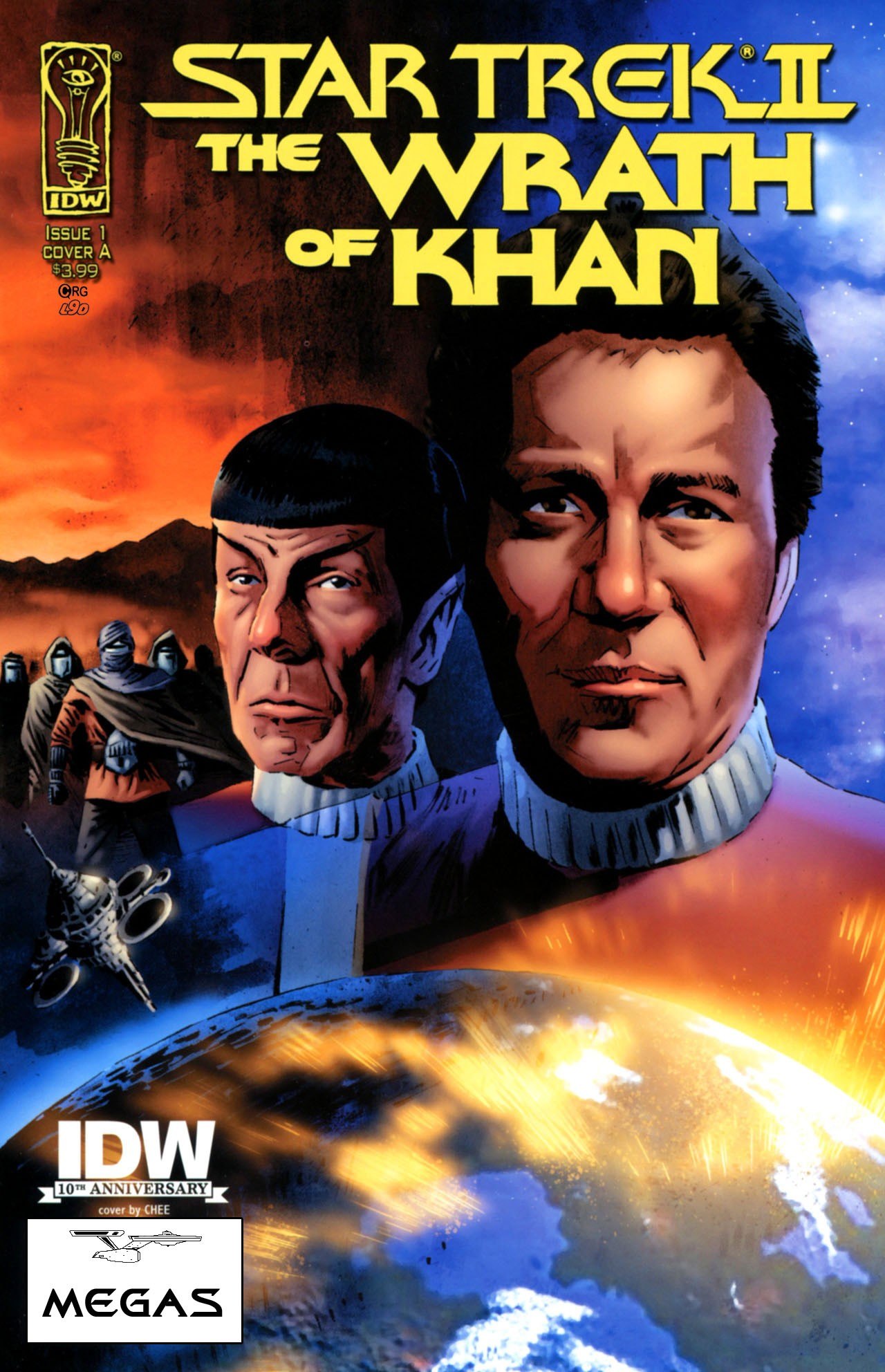 Portada ampliada de Star Trek II The Wrath of Khan