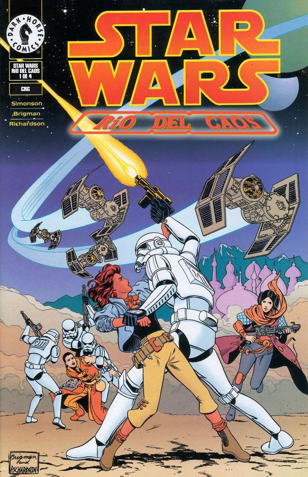 Portada ampliada de Star Wars Rio del Caos