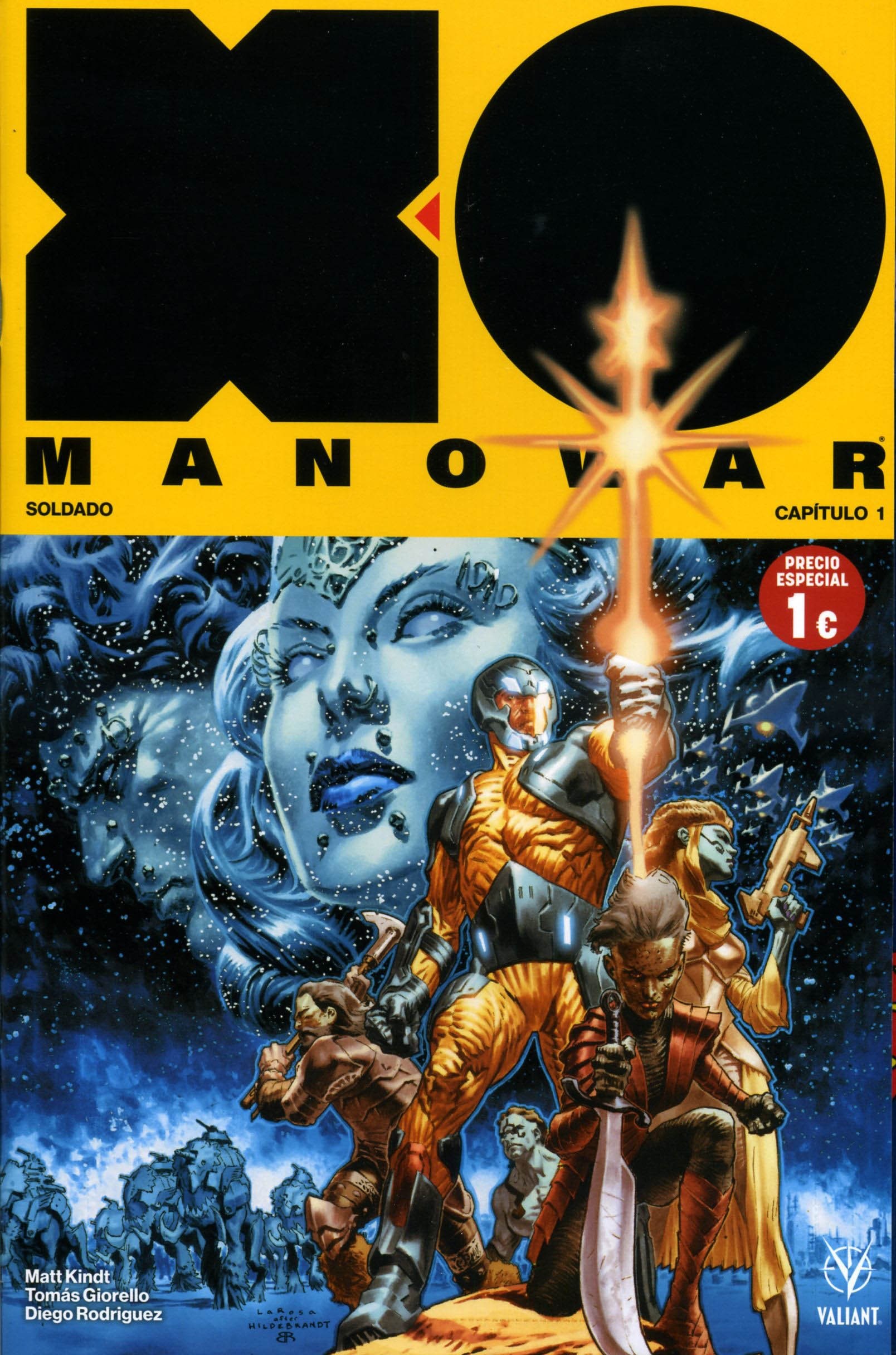 Portada ampliada de X-O MANOWAR SOLDADO