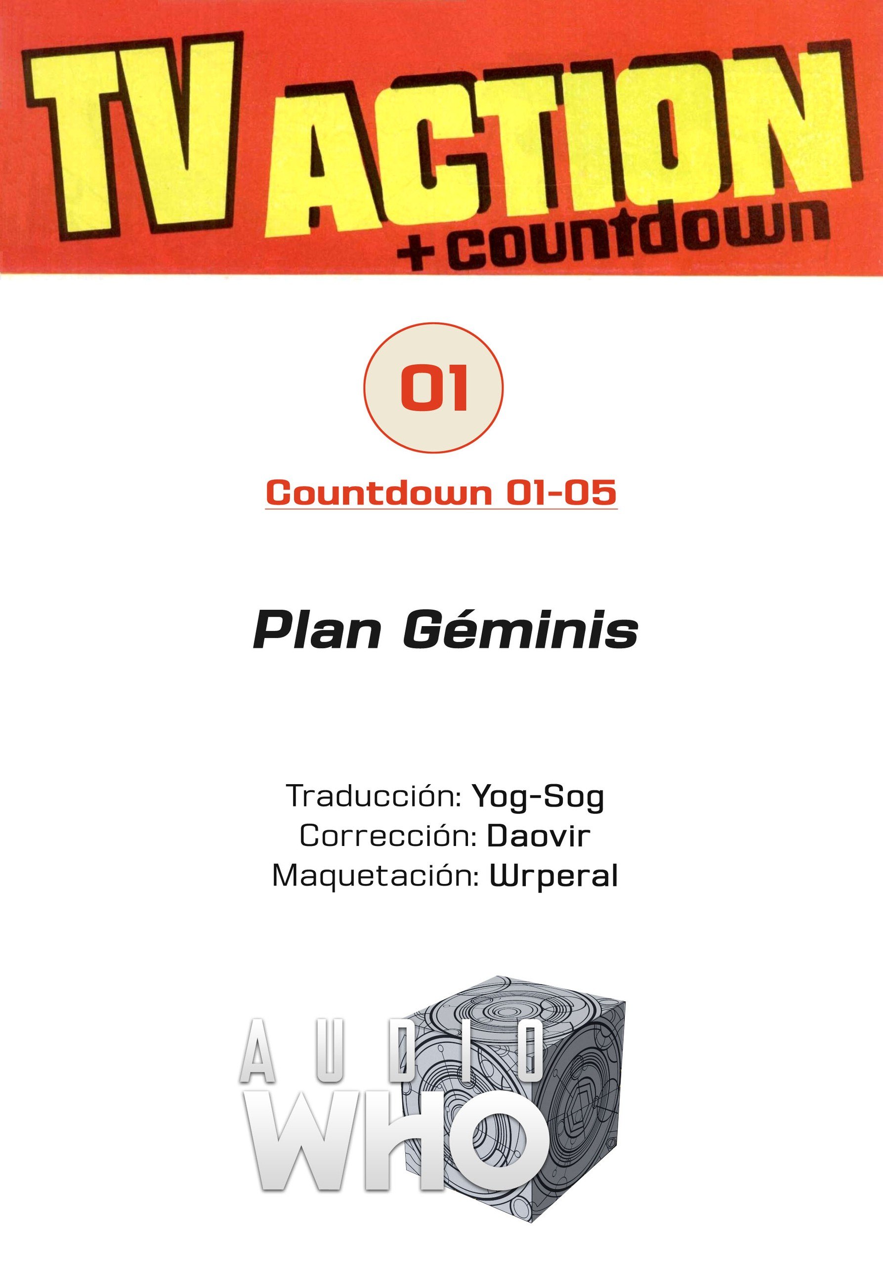 Portada ampliada de Plan Géminis