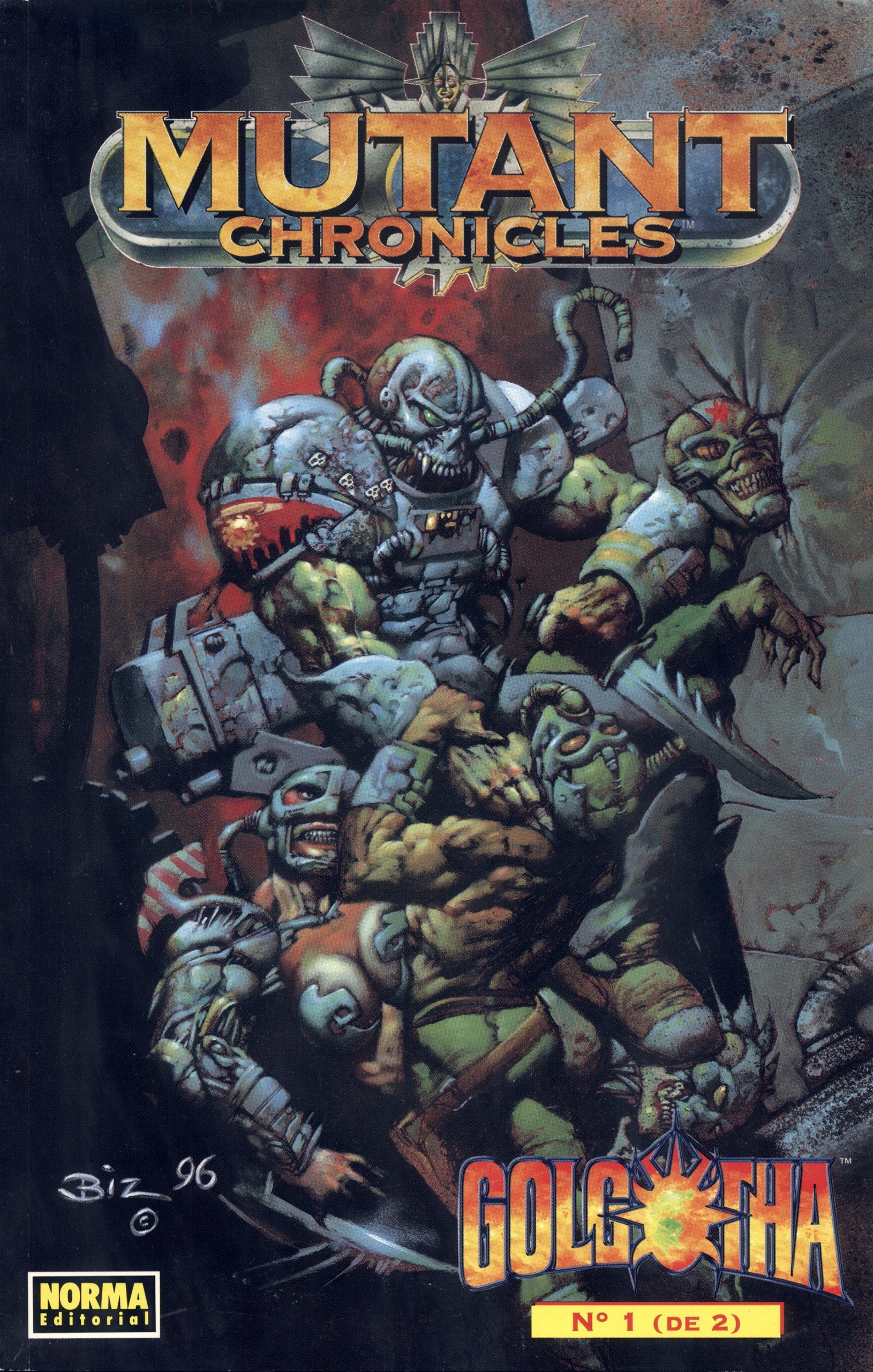 Portada ampliada de Mutant Chronicles: Golgotha
