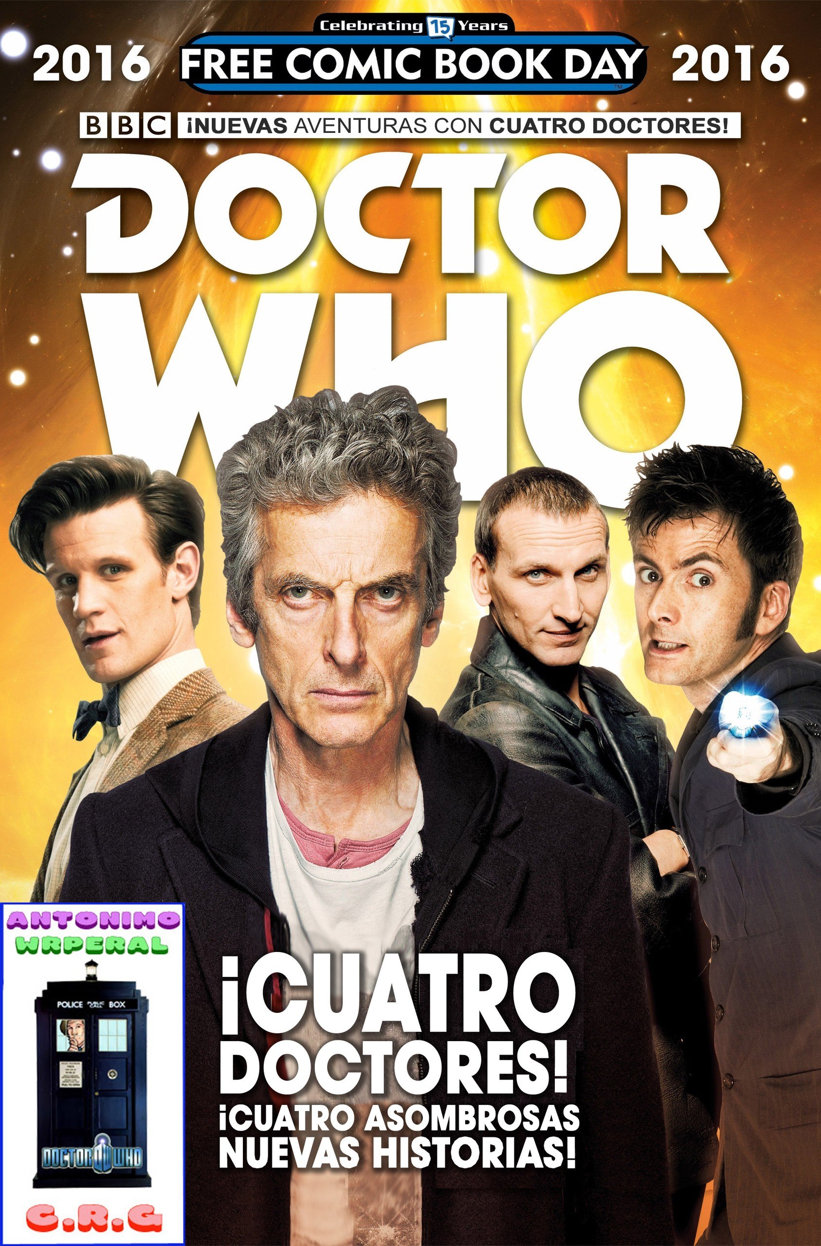 Portada ampliada de Doctor Who